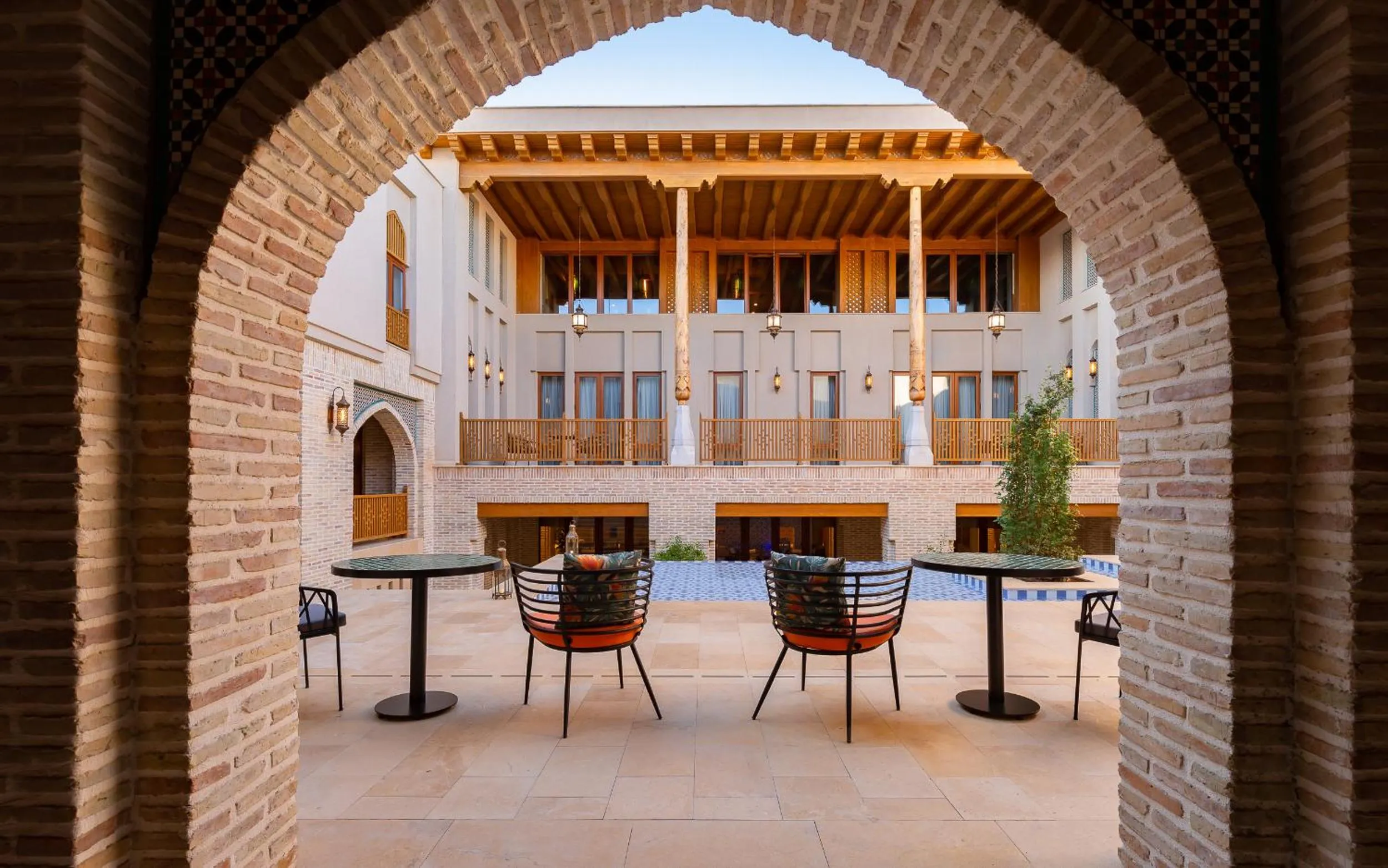 Patio in Mercure Bukhara Old Town