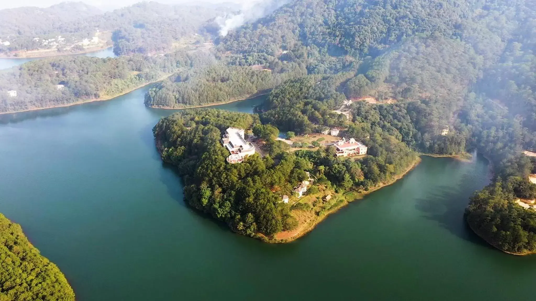 Property building, Bird's-eye View in Dalat Edensee Lake Resort & Spa