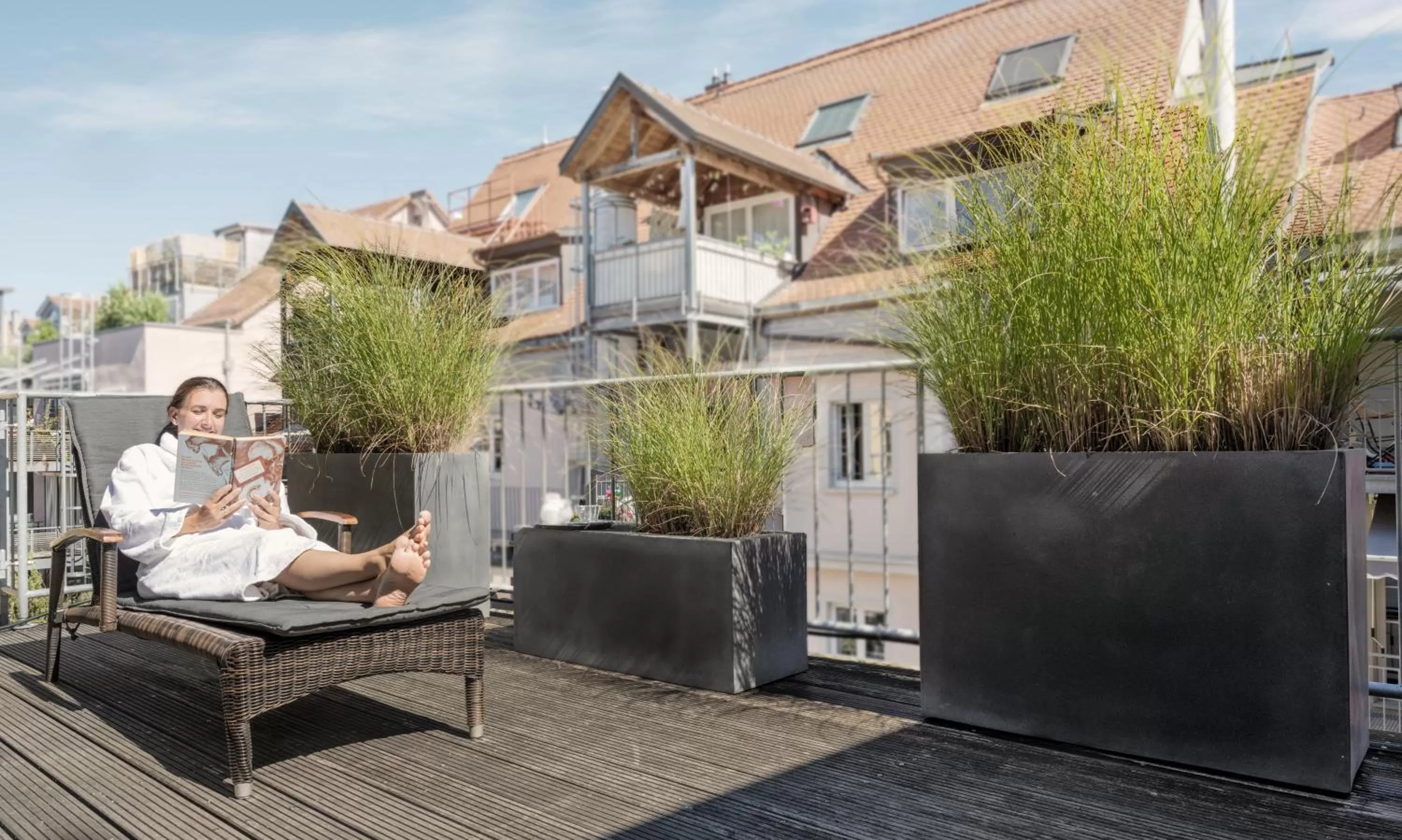 Balcony/Terrace in Romantik Hotel Barbarossa