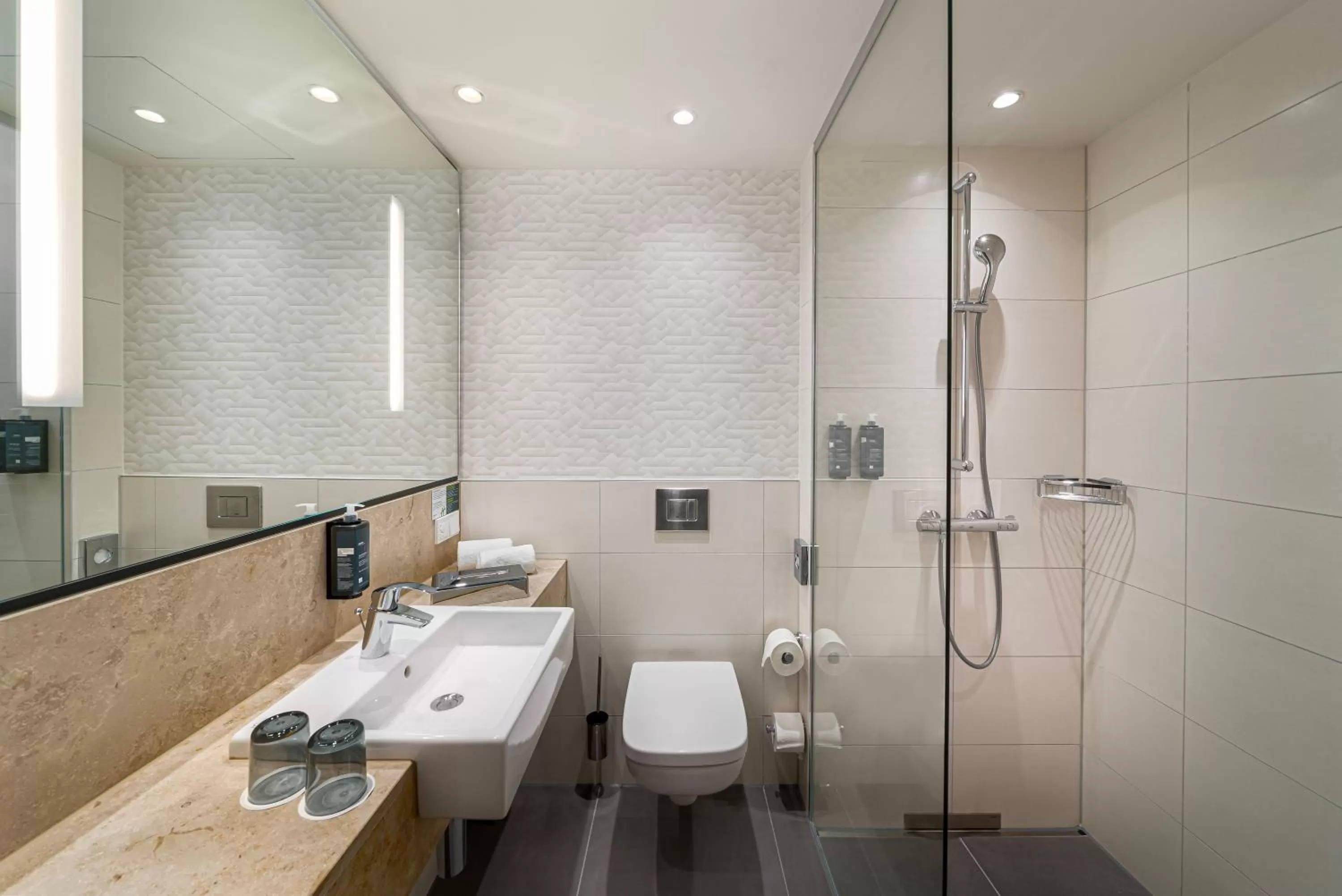 Shower in Holiday Inn - Mannheim City - Hauptbahnhof by IHG