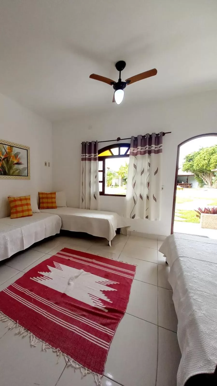 Bed in Pousada Recanto Das Emerências