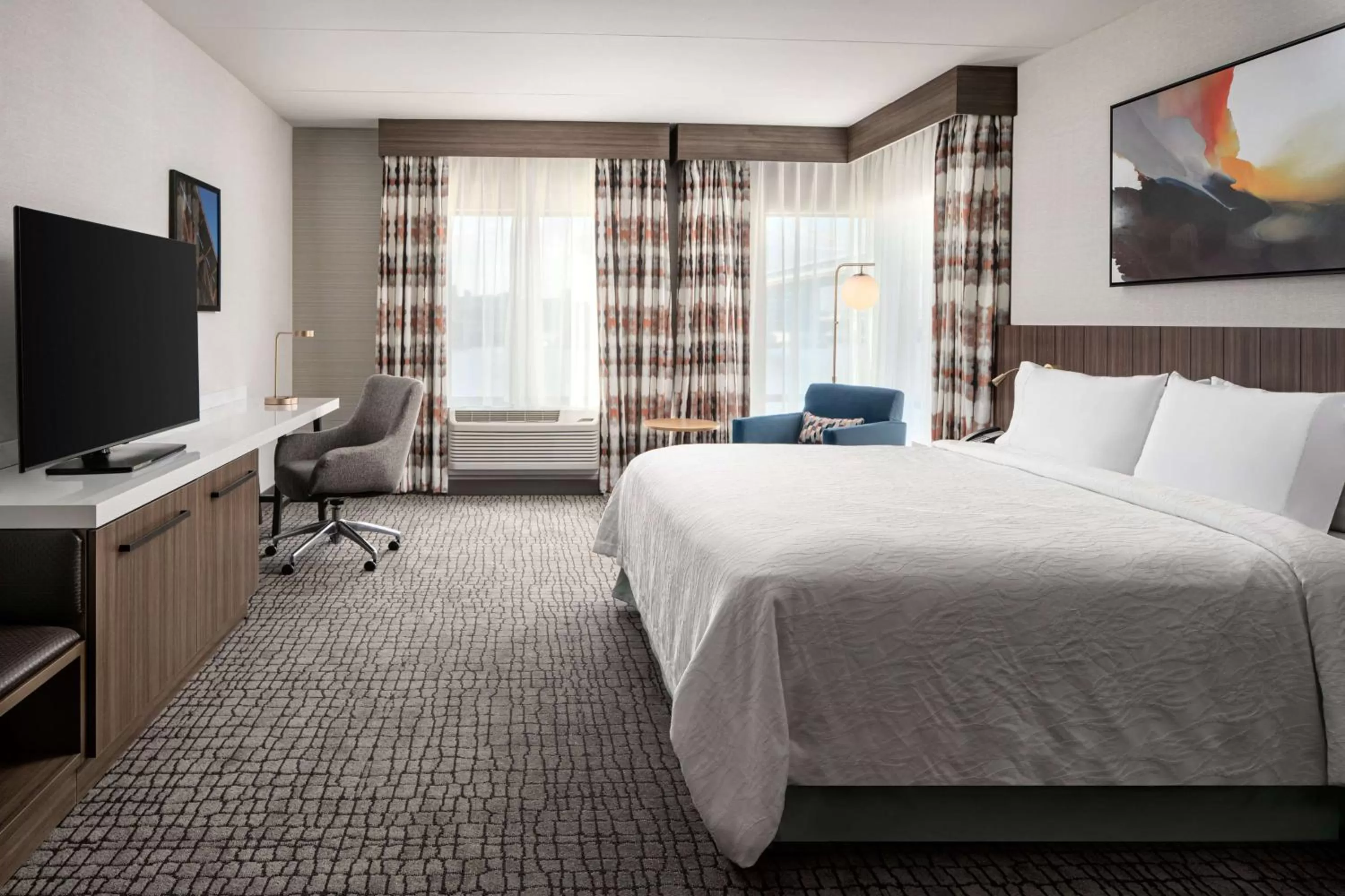 Bed in Hilton Garden Inn Camden Waterfront Philadelphia