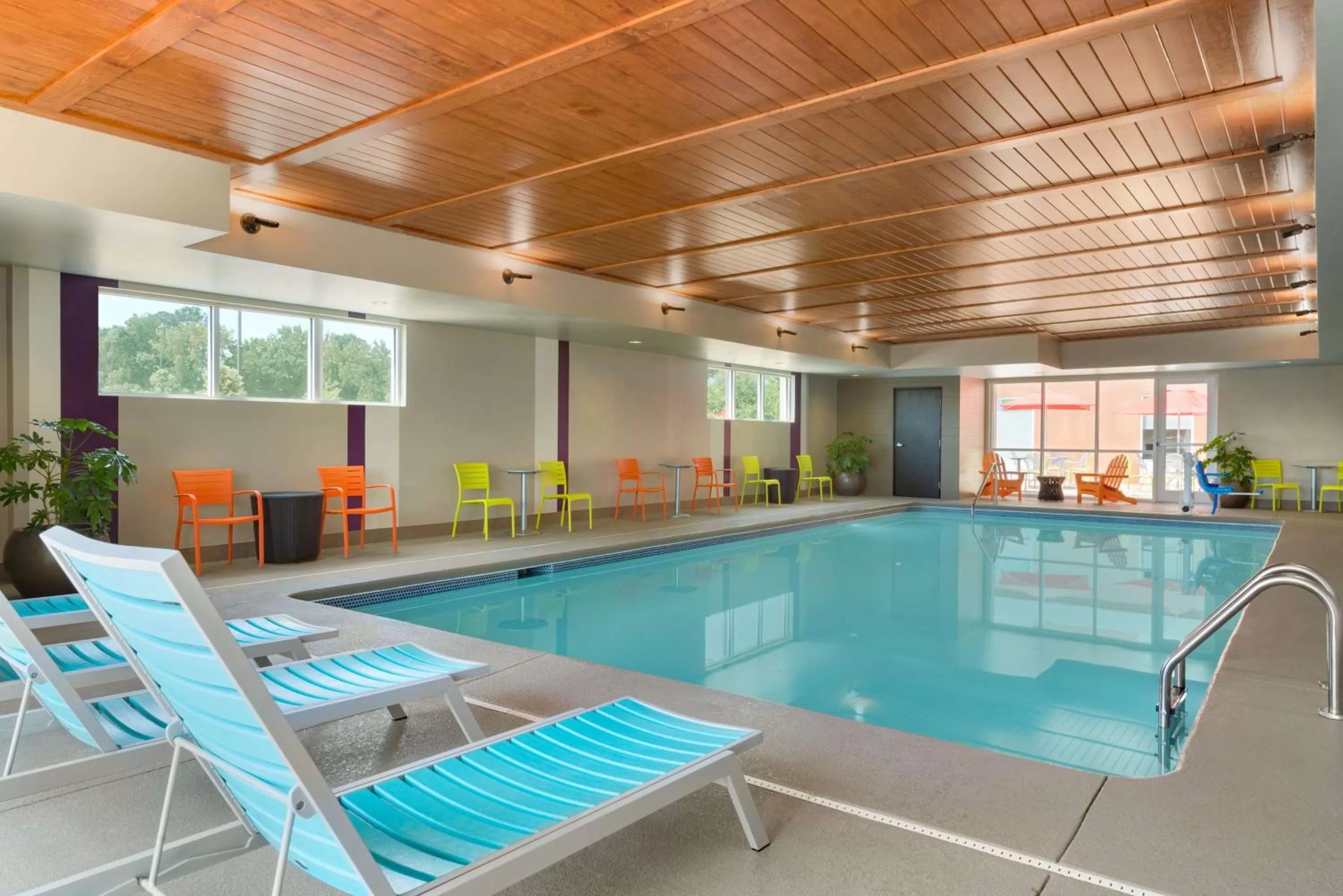 Pool view in Home2 Suites by Hilton Atlanta South/McDonough