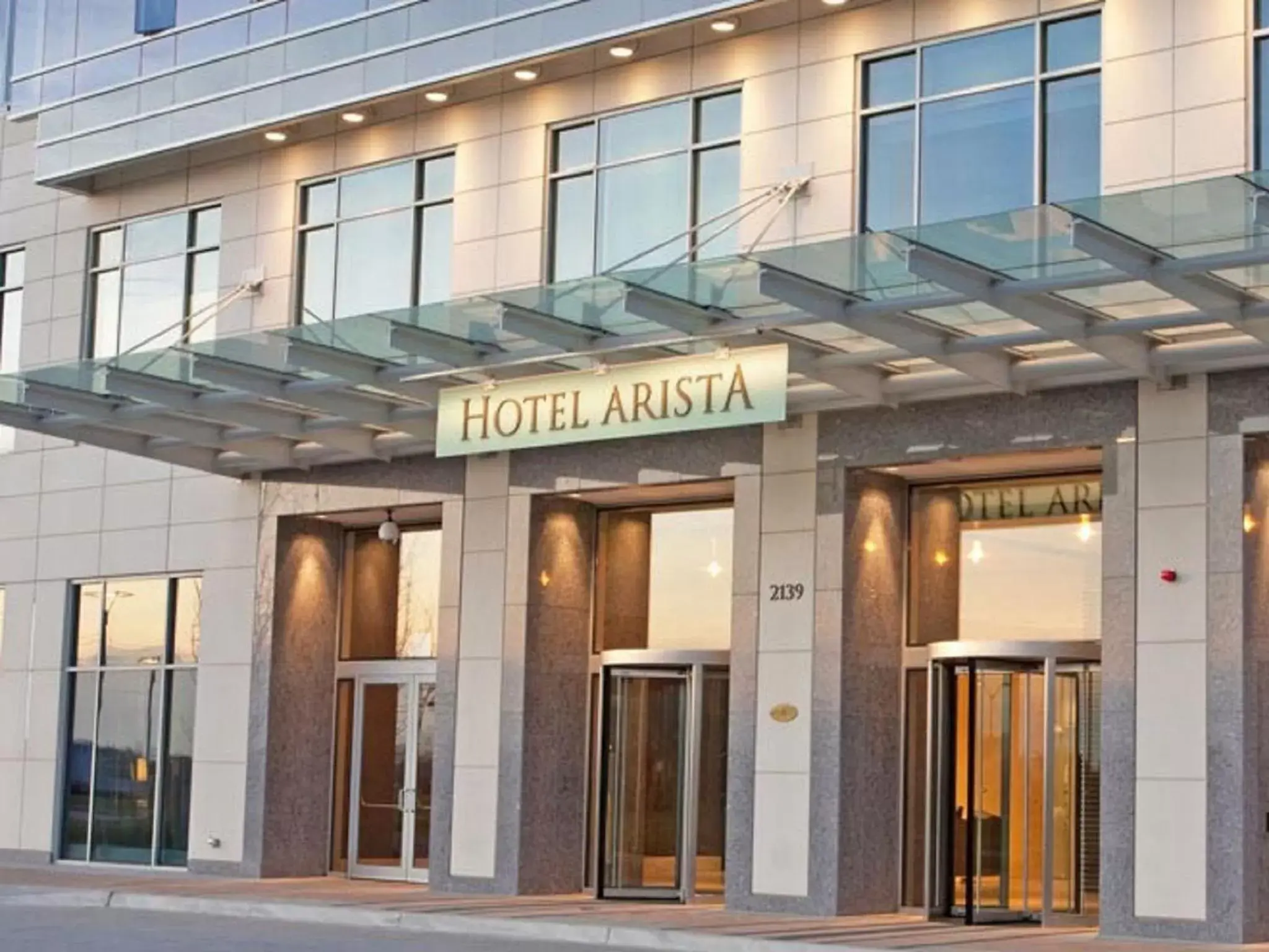 Facade/entrance in Hotel Arista
