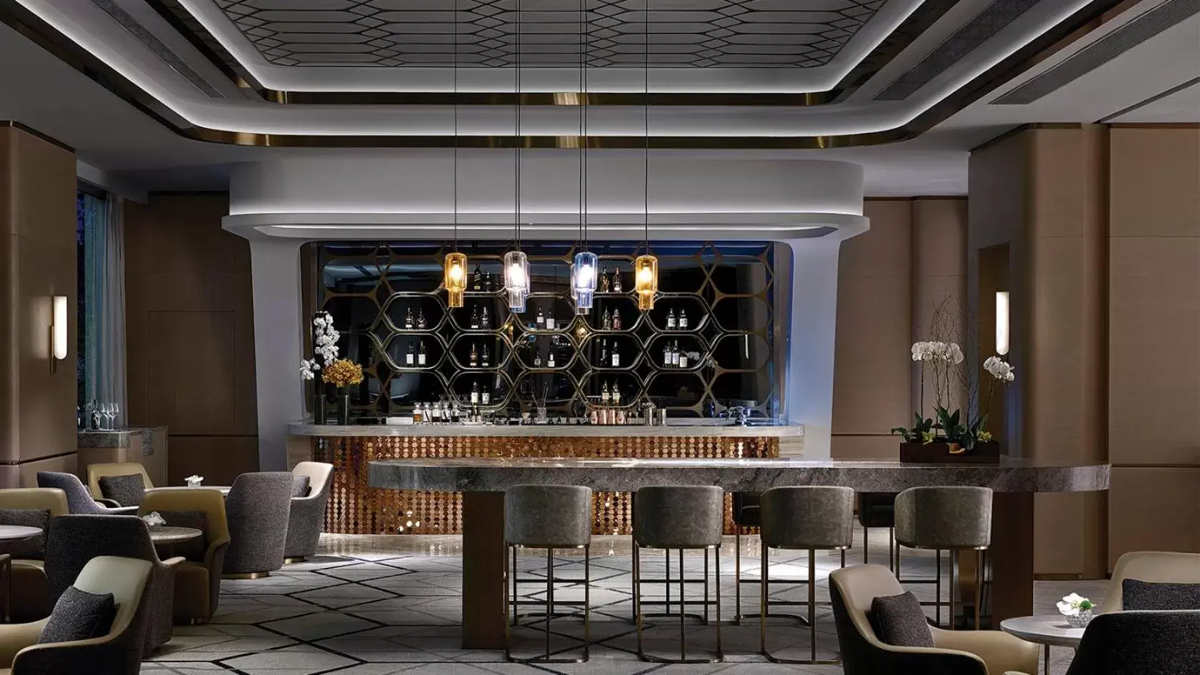 Lounge or bar in Cordis, Beijing Capital Airport By Langham Hospitality Group Lounge or bar in Cordis, Beijing Capital Airport By Langham Hospitality Group