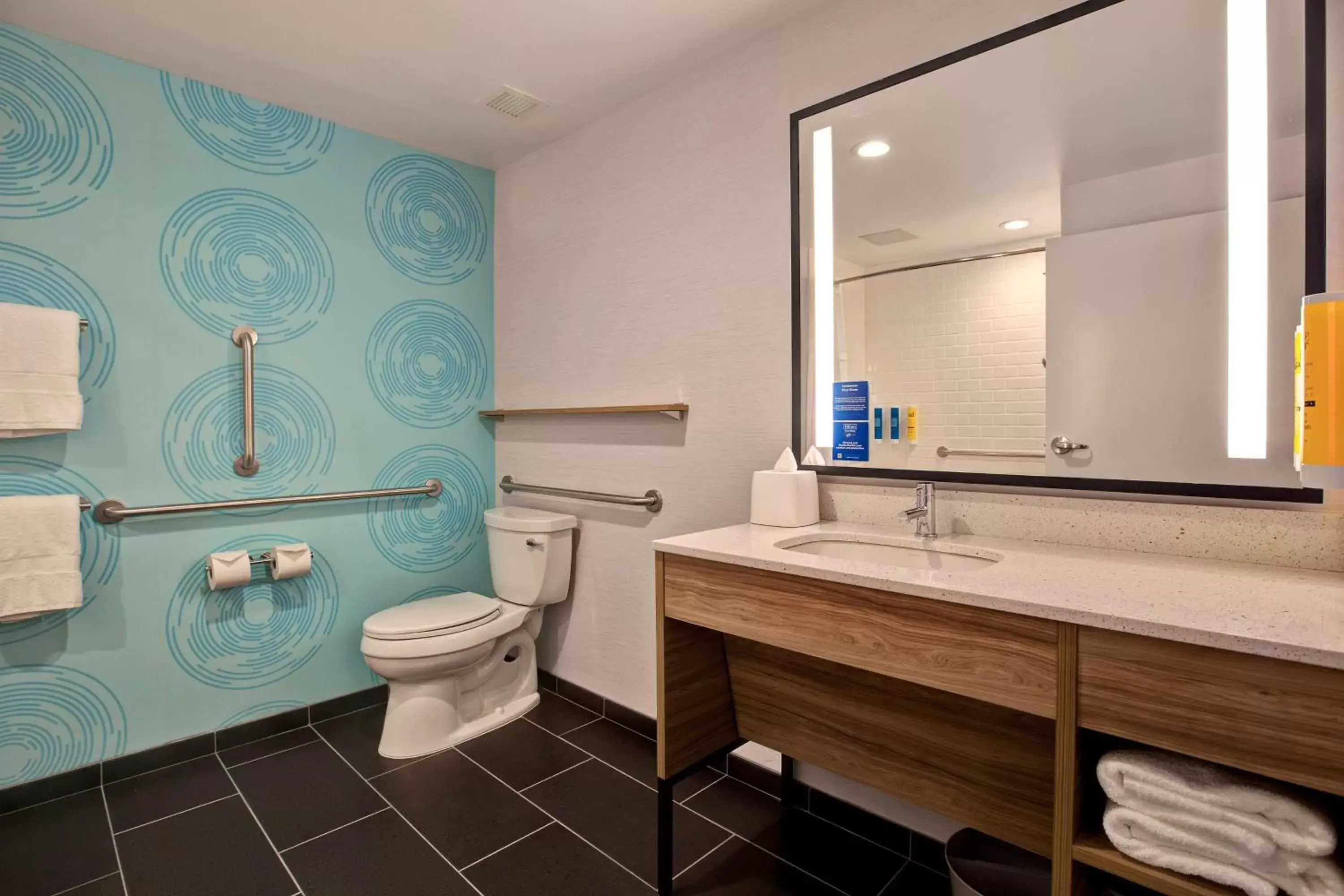 Bathroom in Tru By Hilton Manassas, Va Bathroom in Tru By Hilton Manassas, Va