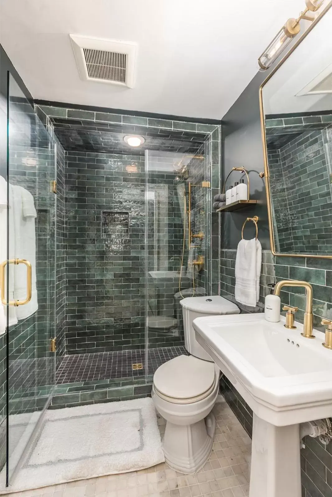 Shower, Bathroom in Bellwether House