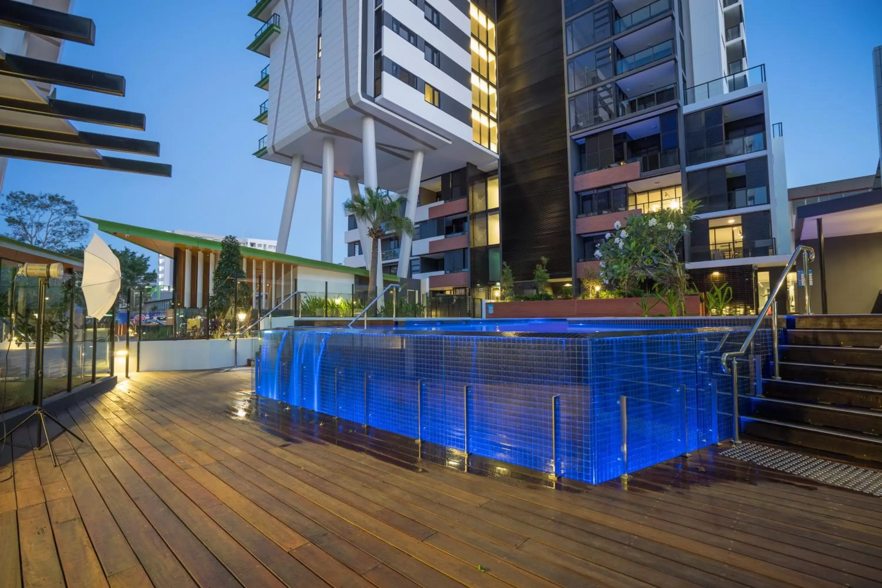 Swimming Pool in Arena Apartments by CLLIX