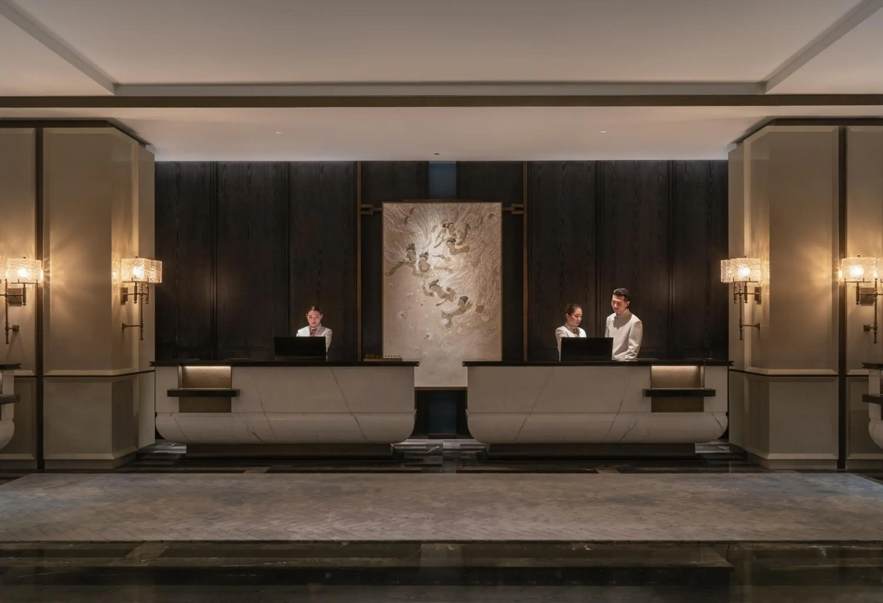 Lobby or reception in Prime Hotel Beijing Wangfujing
