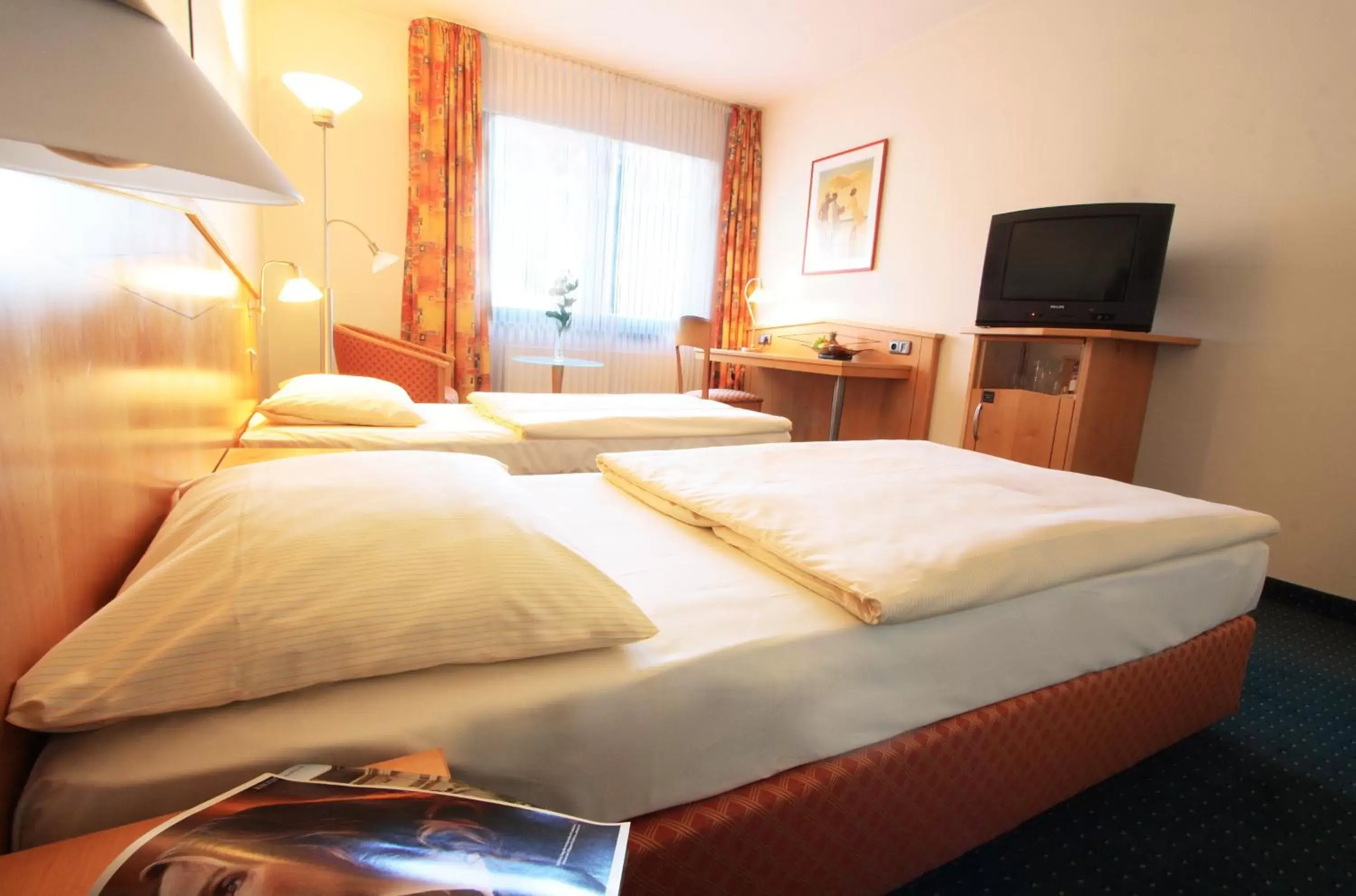 Bed in Hotel Panorama Hamburg-Billstedt