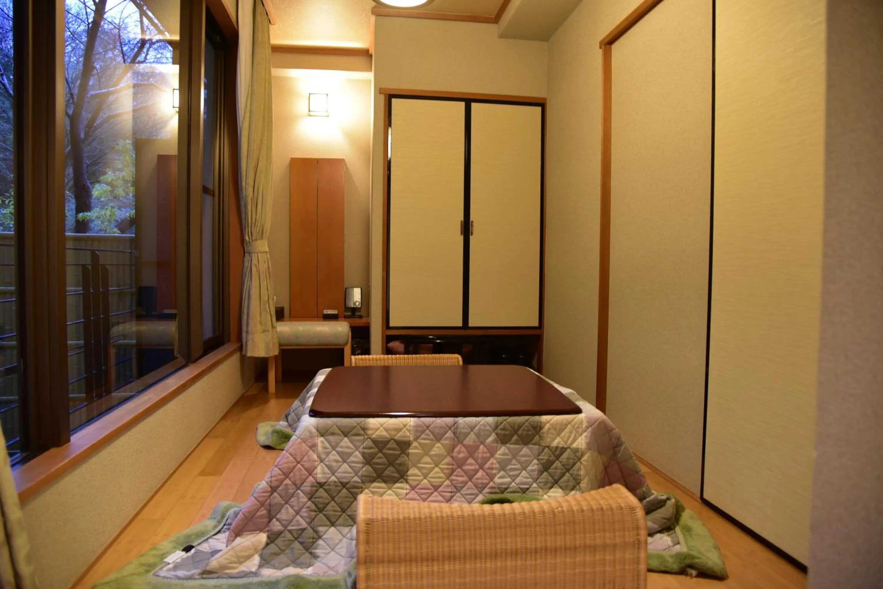 Decorative detail, Bed in Arima Onsen Taketoritei Maruyama