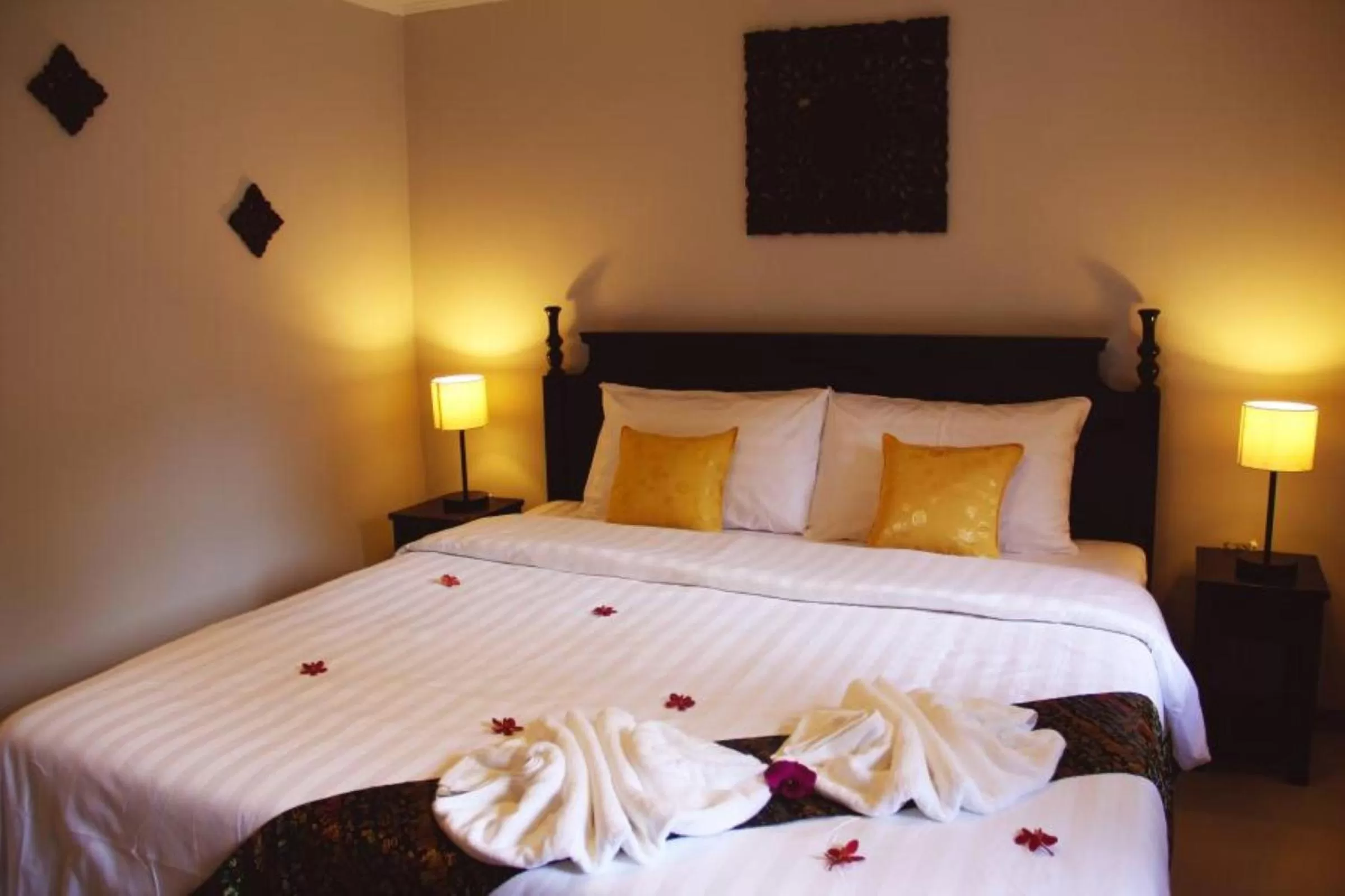 Bed in Cozy Boutique Hotel