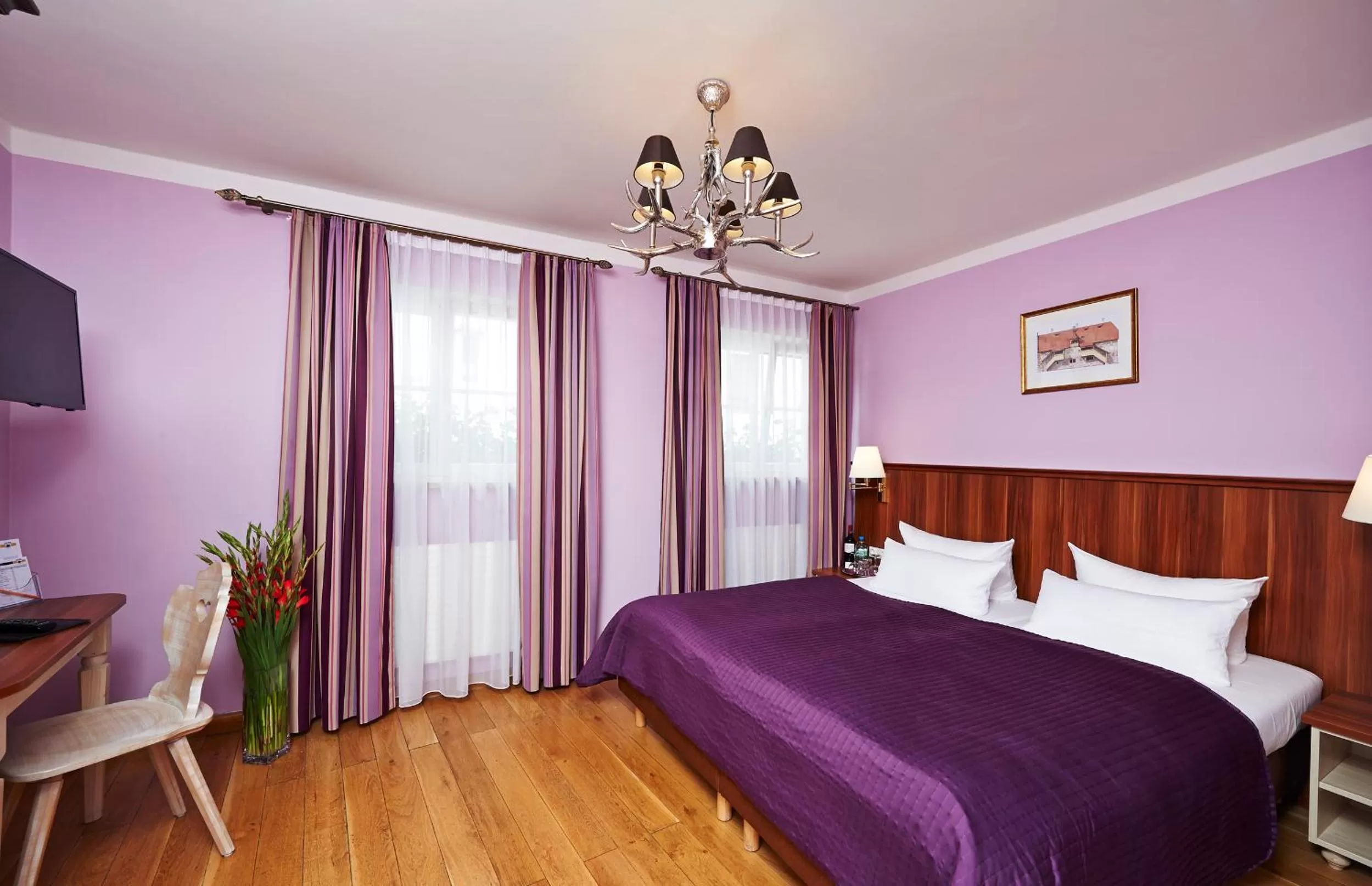 Photo of the whole room, Bed in Hotel Elch