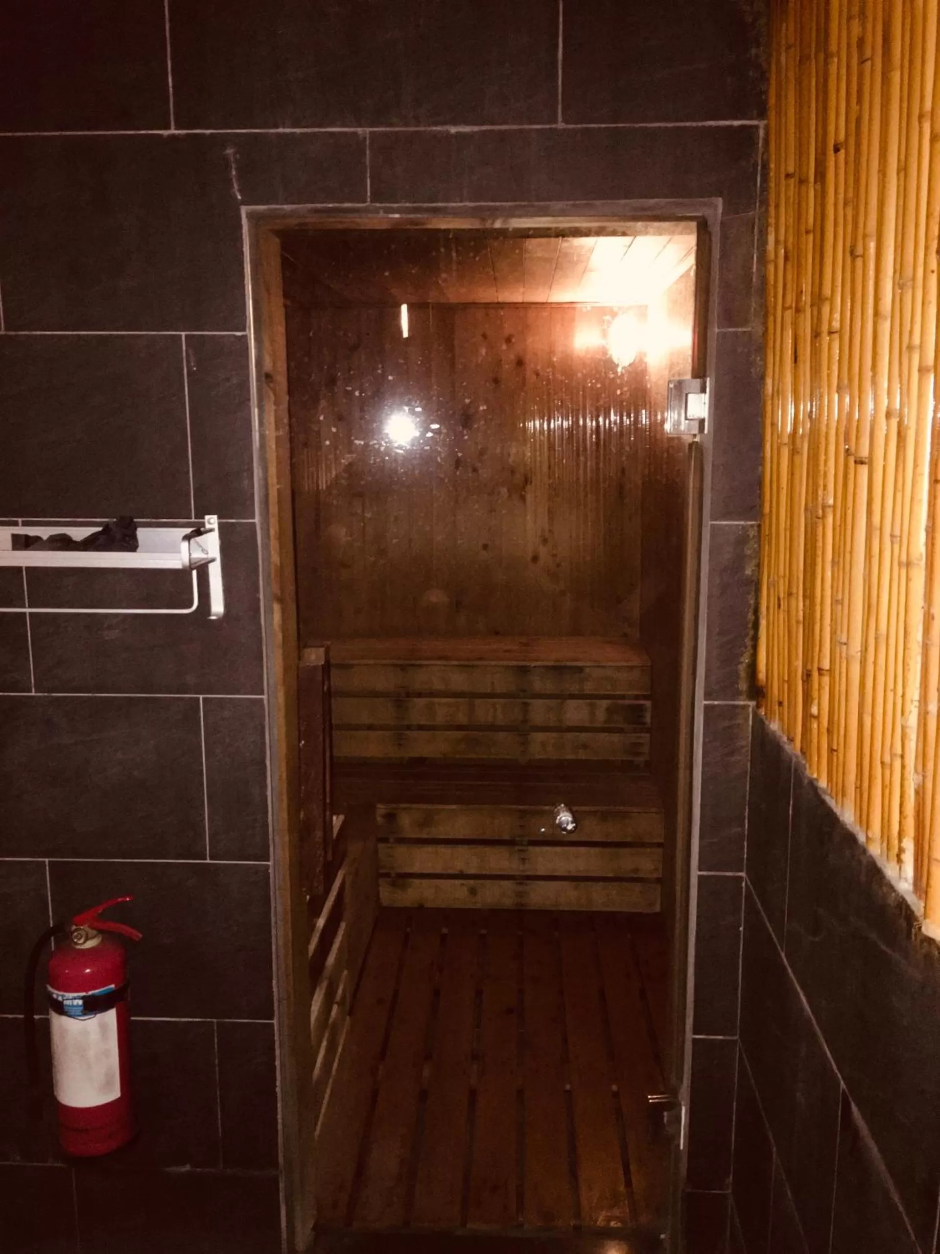 Sauna, Bathroom in Royal Hotel
