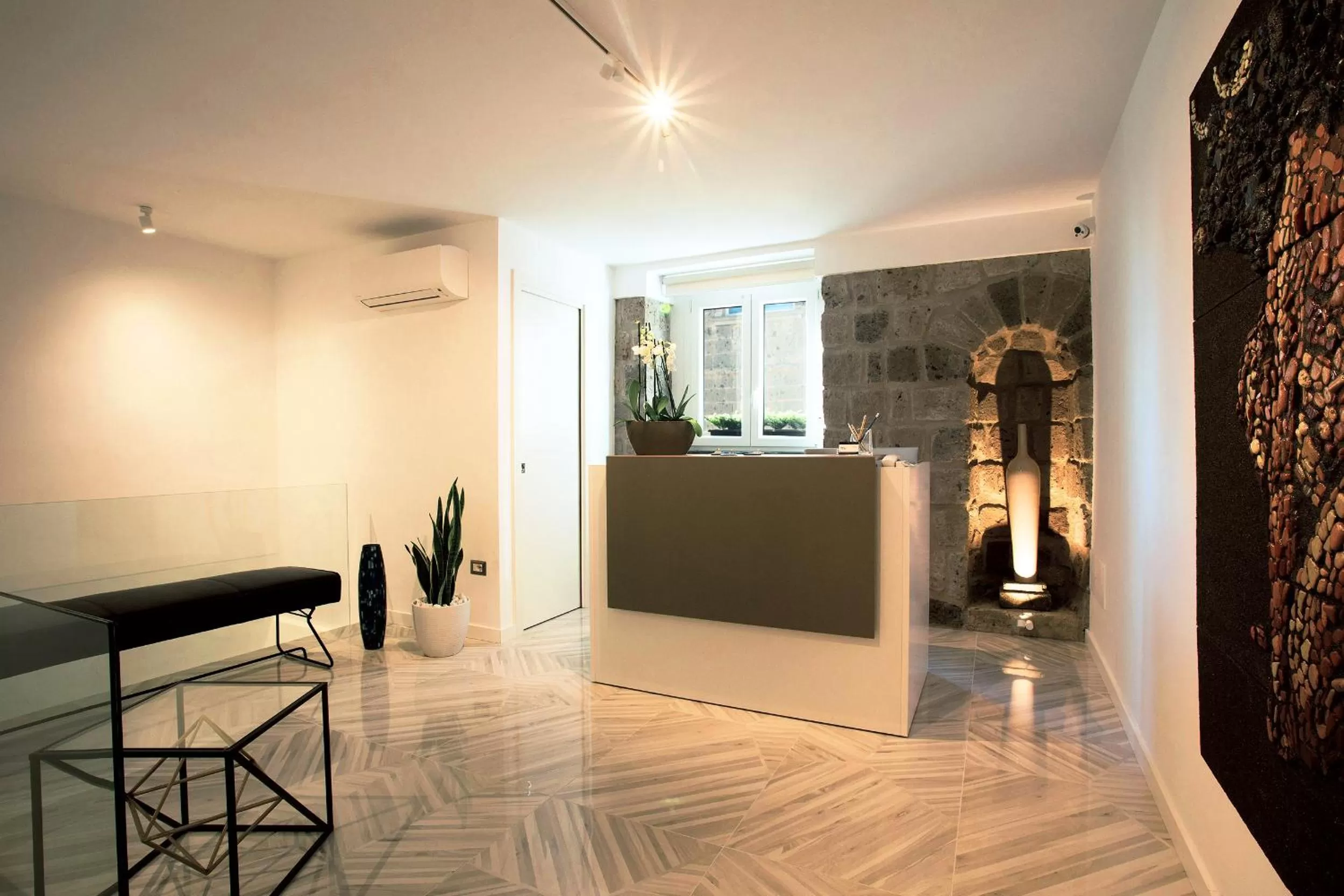 Lobby or reception in La Chiaja art&relais