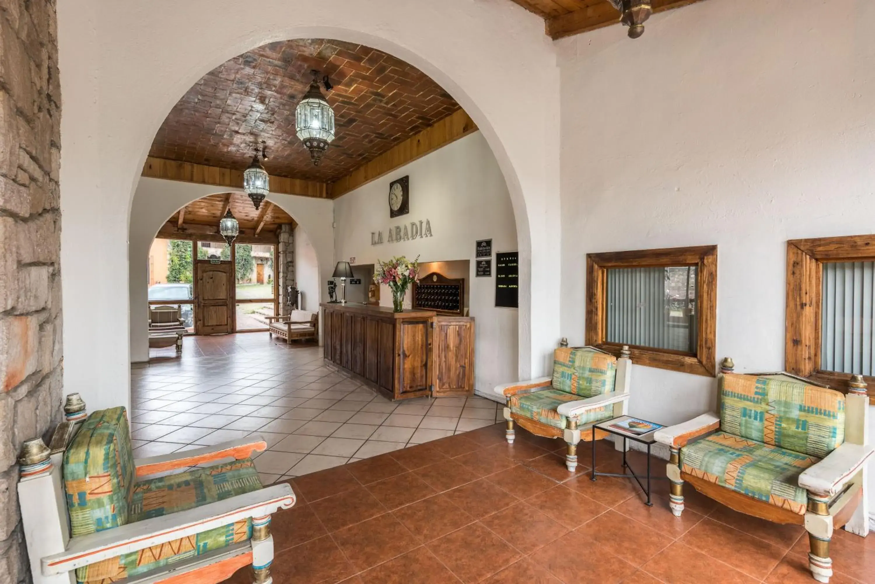 Lobby or reception in Hotel Abadia Plaza Lobby or reception in Hotel Abadia Plaza