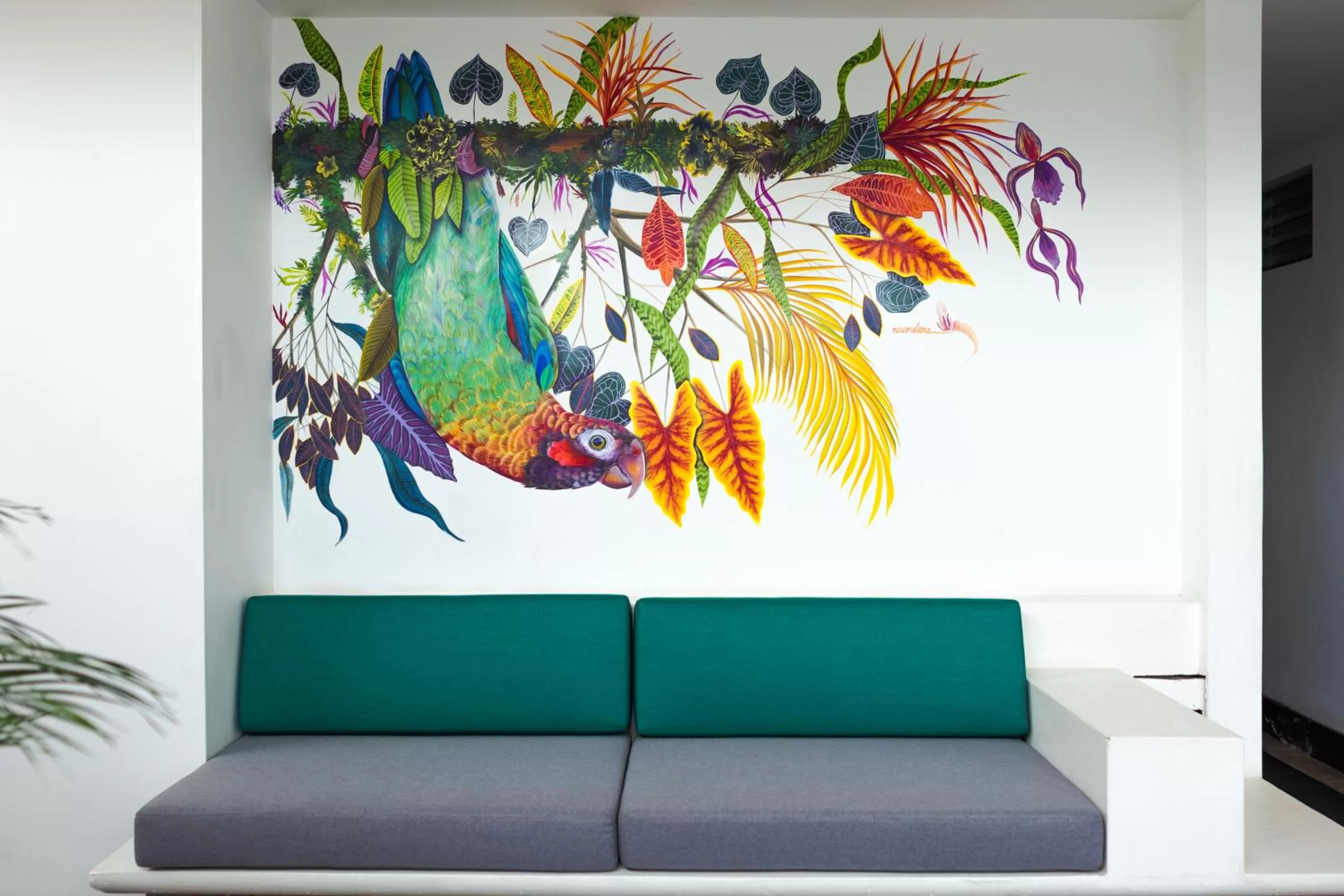 Seating area in Hotel Manantial Melgar