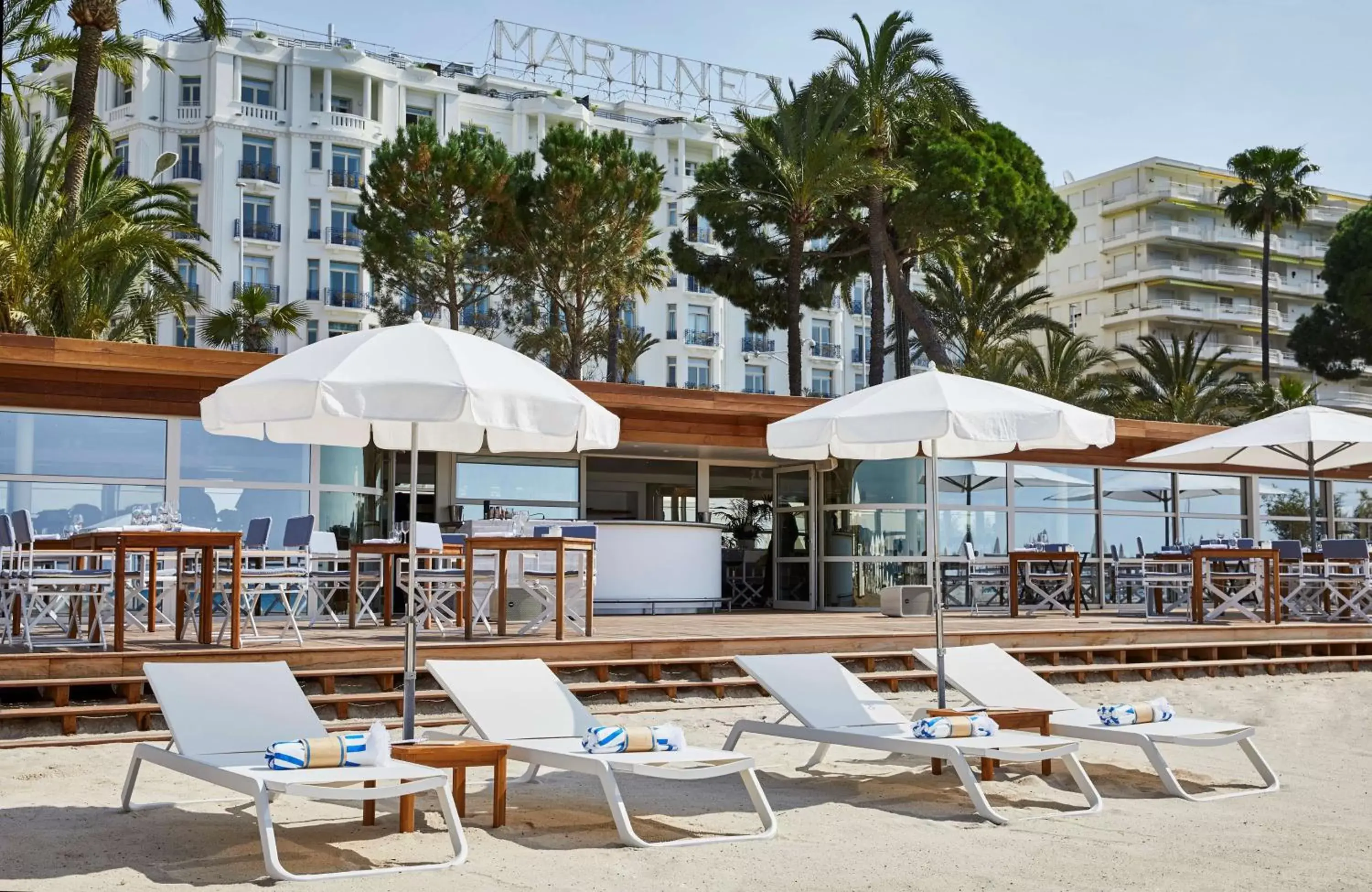 Beach, Swimming Pool in Hôtel Martinez, in The Unbound Collection by Hyatt