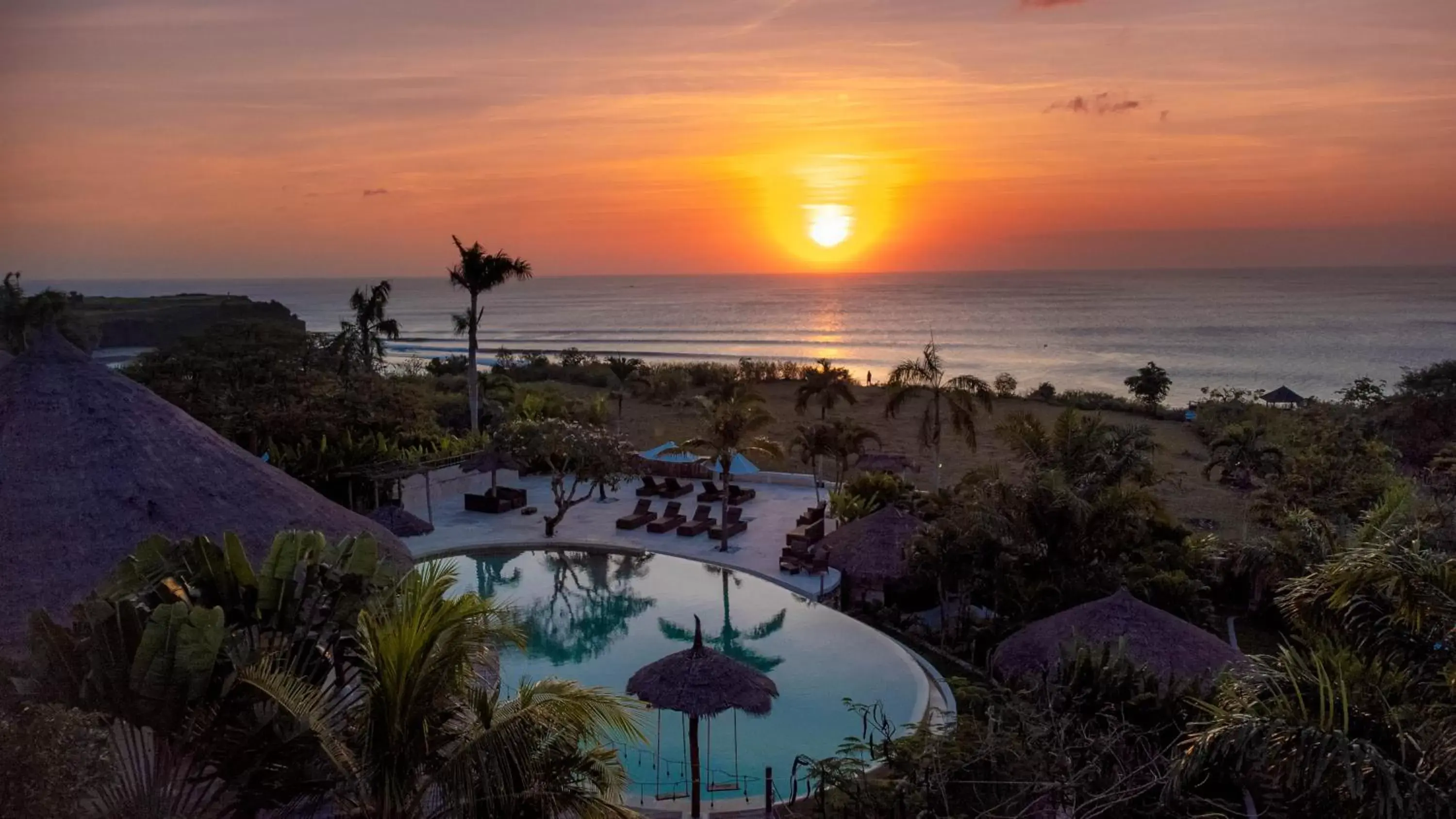 Pool view in La Joya Balangan Resort Pool view in La Joya Balangan Resort