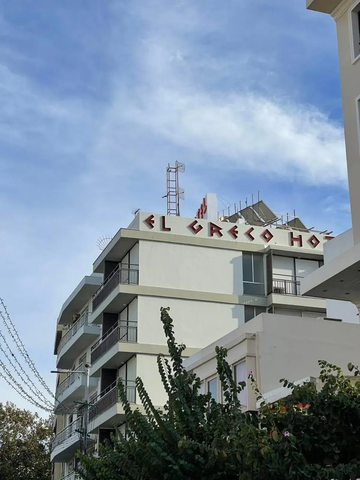 Property Building in El Greco Hotel