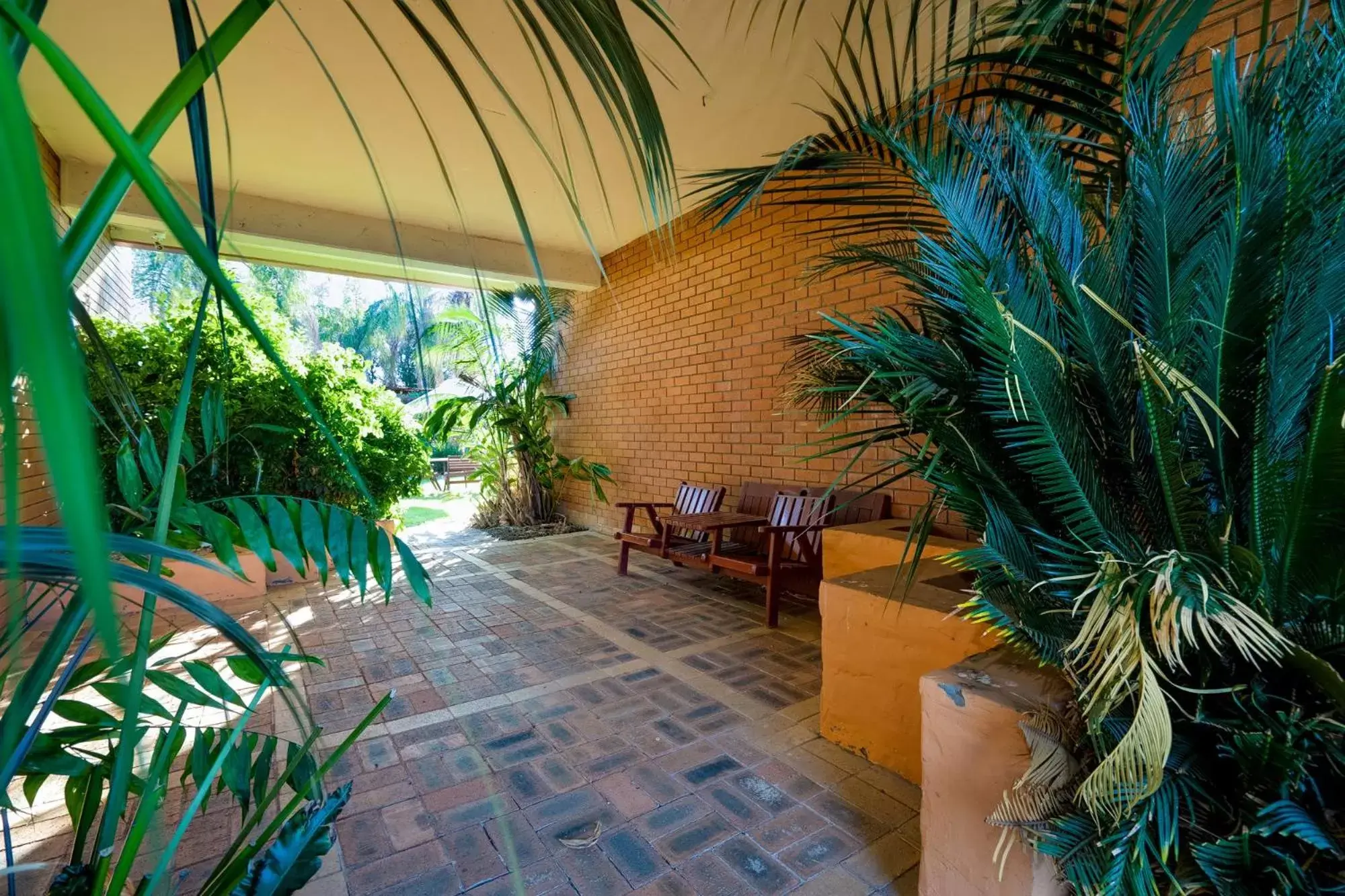 Balcony/Terrace in Crystal Fountain Motel Albury