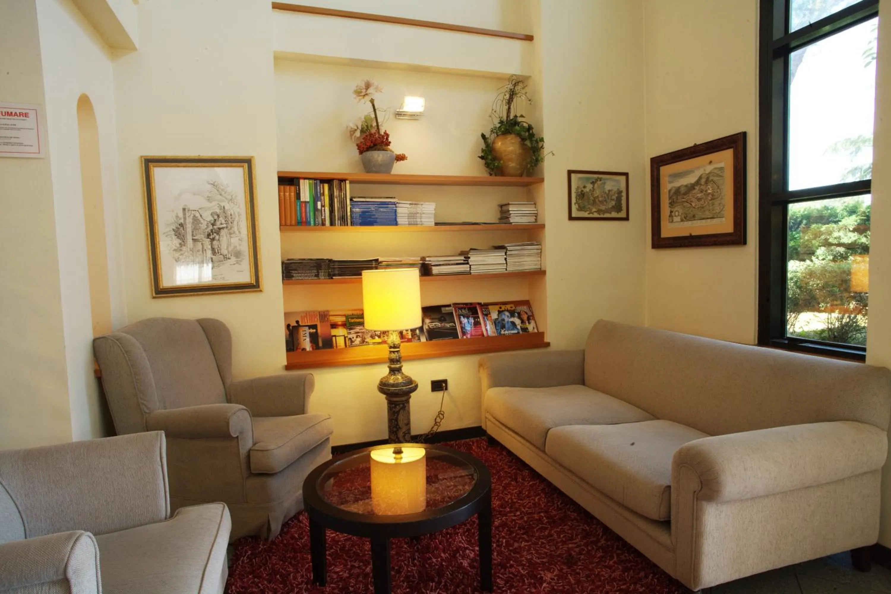 Lobby or reception in Hotel Cristallo di La Rosetta Srl
