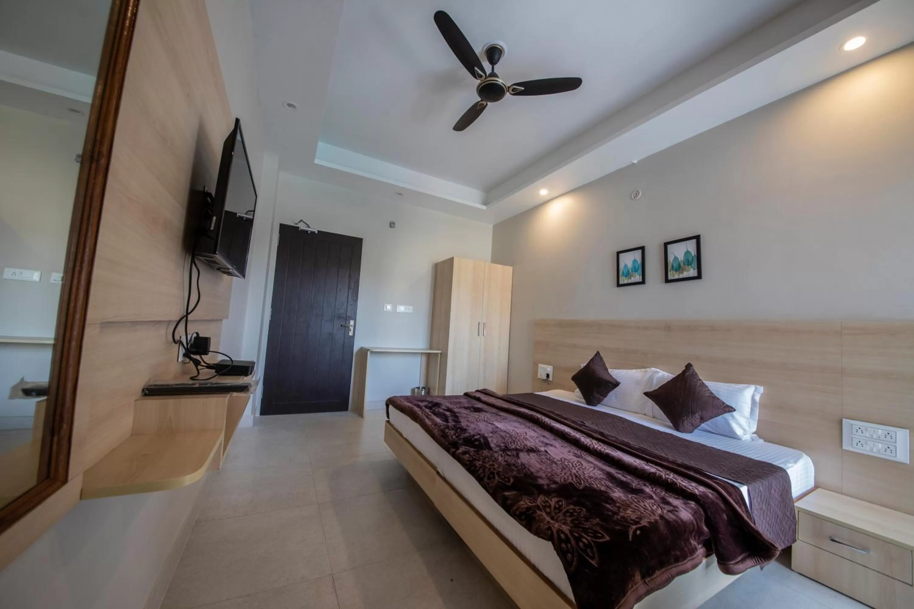 Bed in Punyah Residency Rishikesh