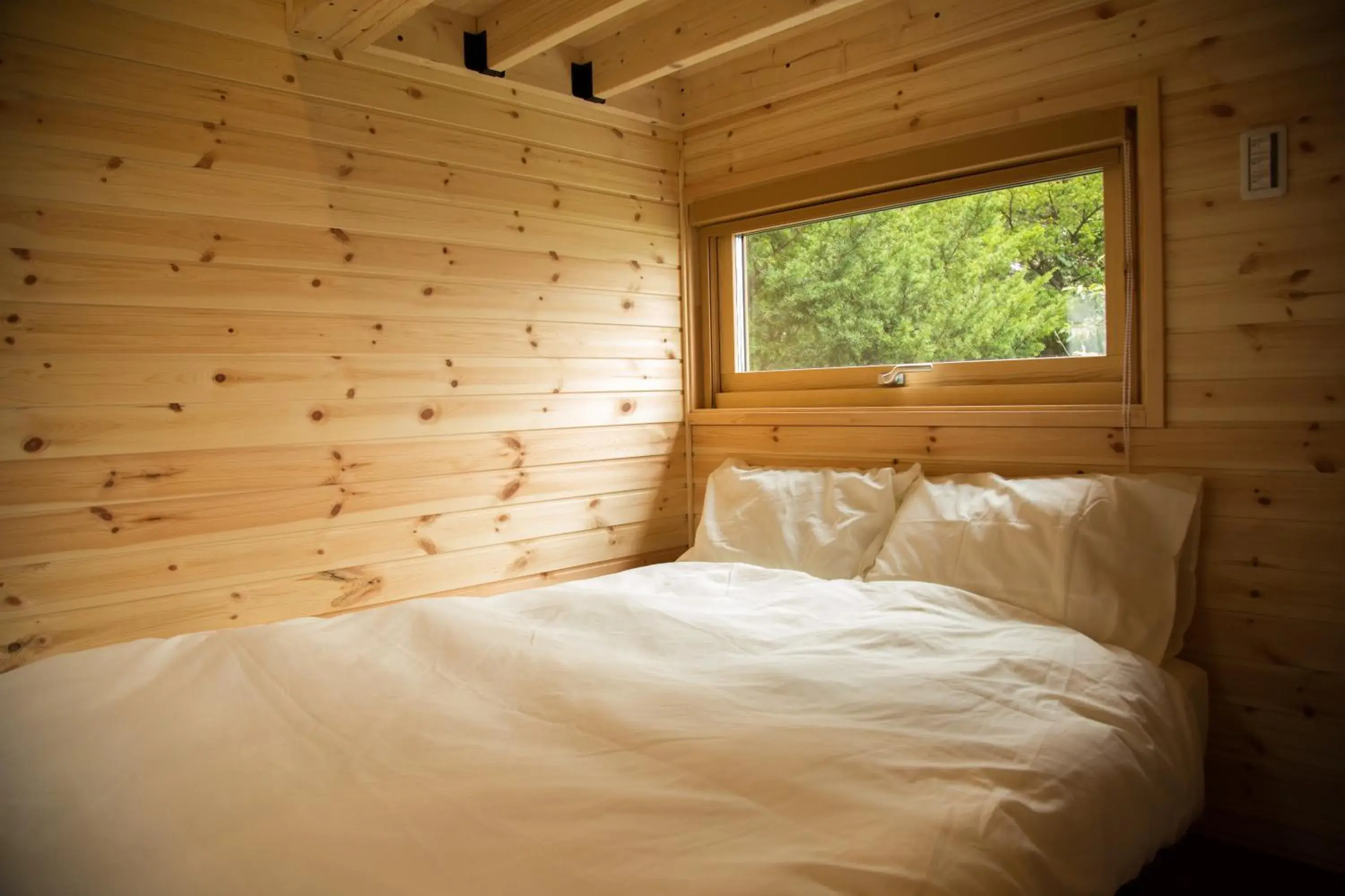 Bedroom, Bed in Brick House Furano