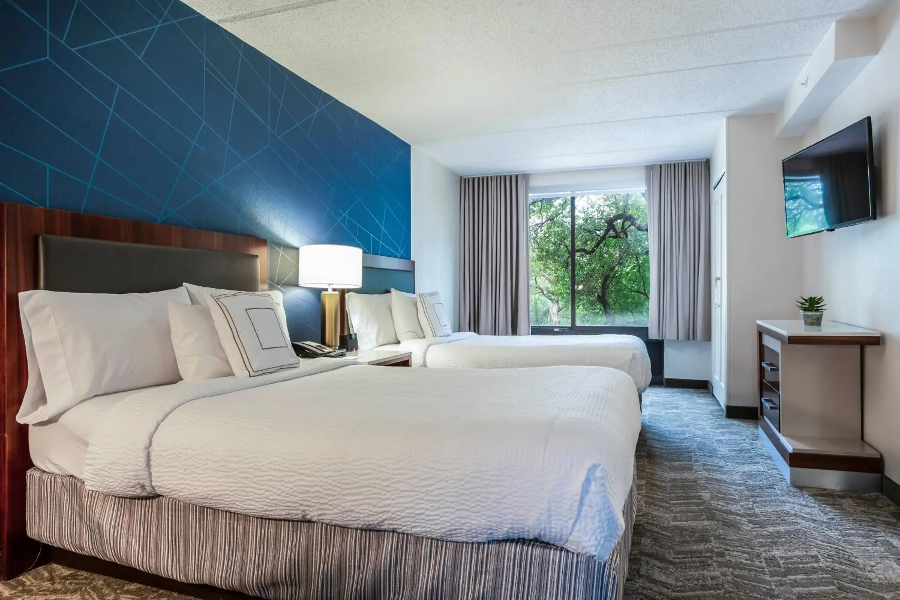 Bedroom, Bed in SpringHill Suites by Marriott Austin The Domain Area