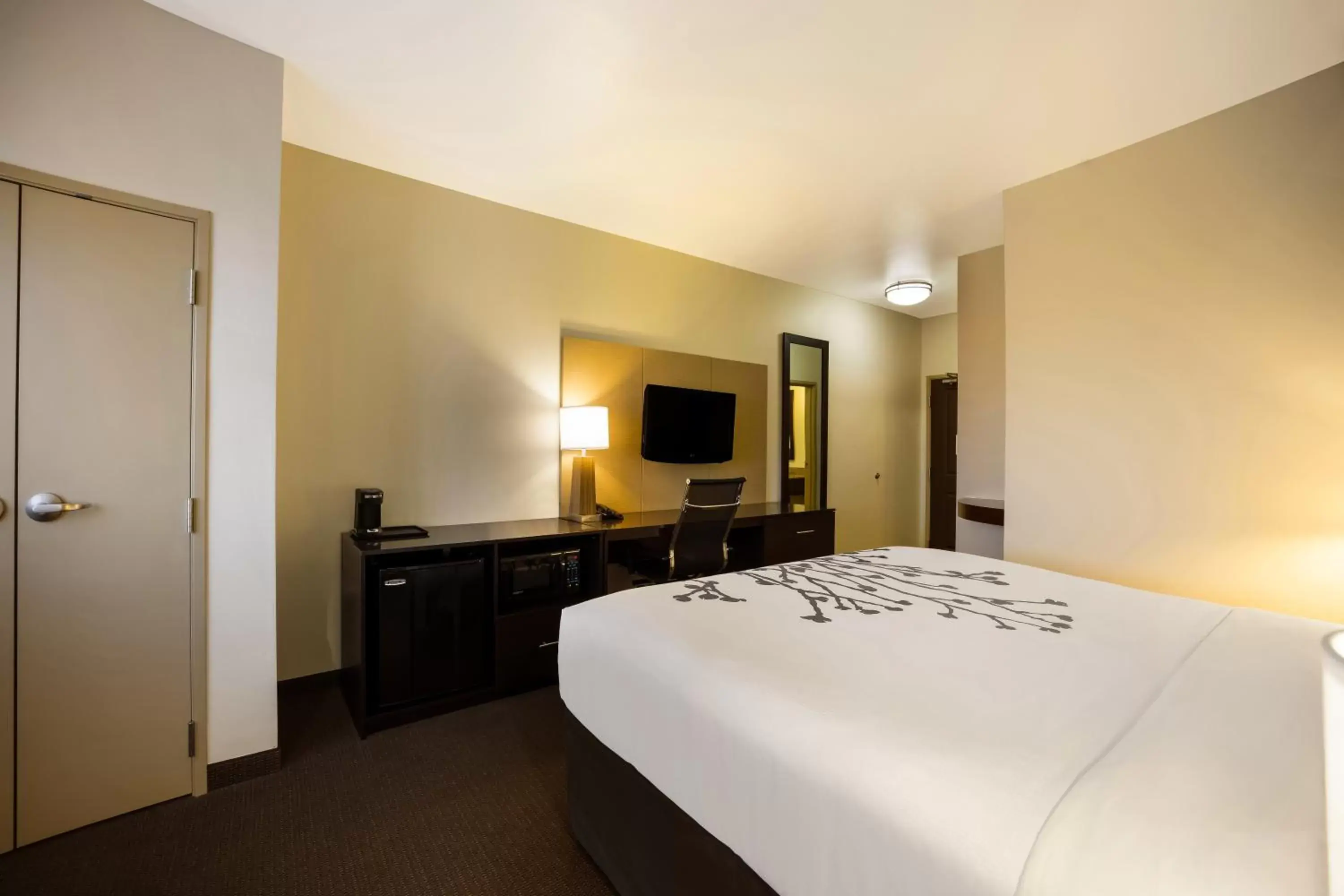 TV and multimedia, Bed in Sleep Inn & Suites Colby