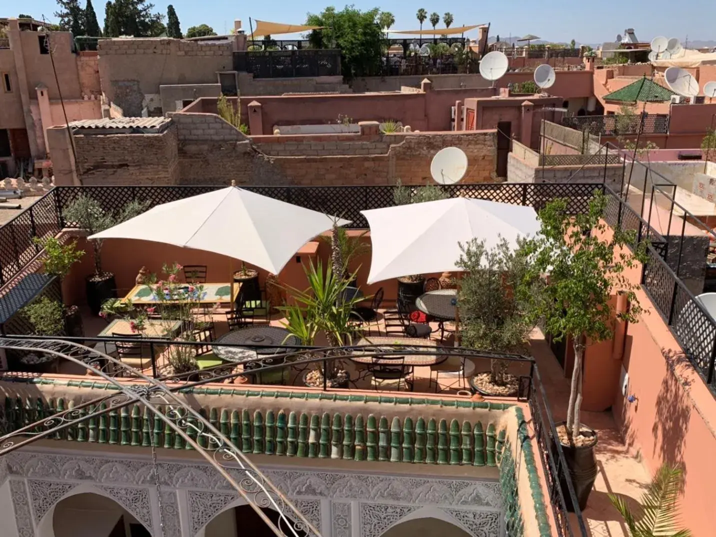 Balcony/Terrace in Riad Abaka hotel & boutique