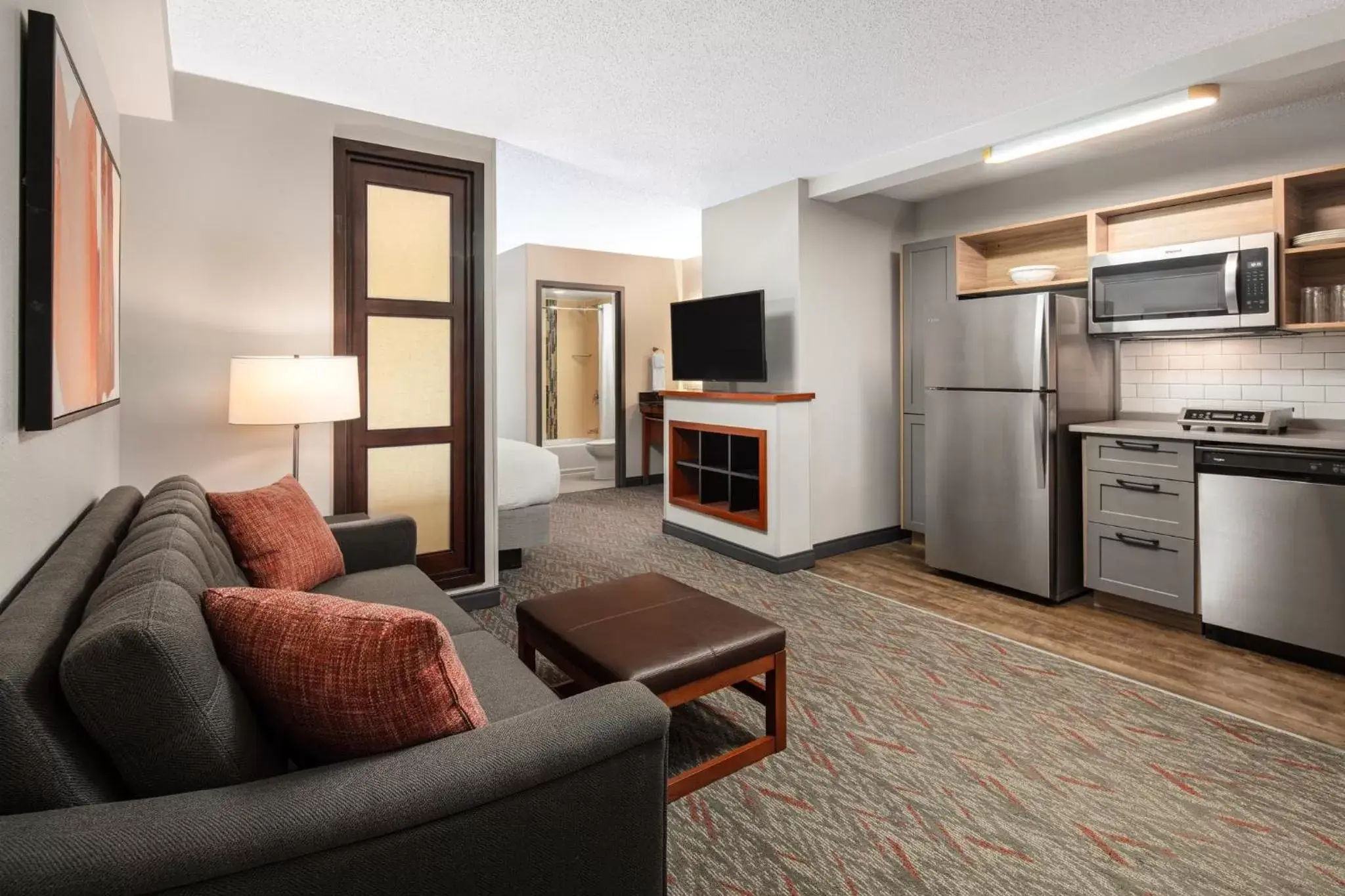 Studio with Two Double Beds and Sofa Bed - Communications Access in Candlewood Suites - Birmingham - Inverness by IHG Studio with Two Double Beds and Sofa Bed - Communications Access in Candlewood Suites - Birmingham - Inverness by IHG