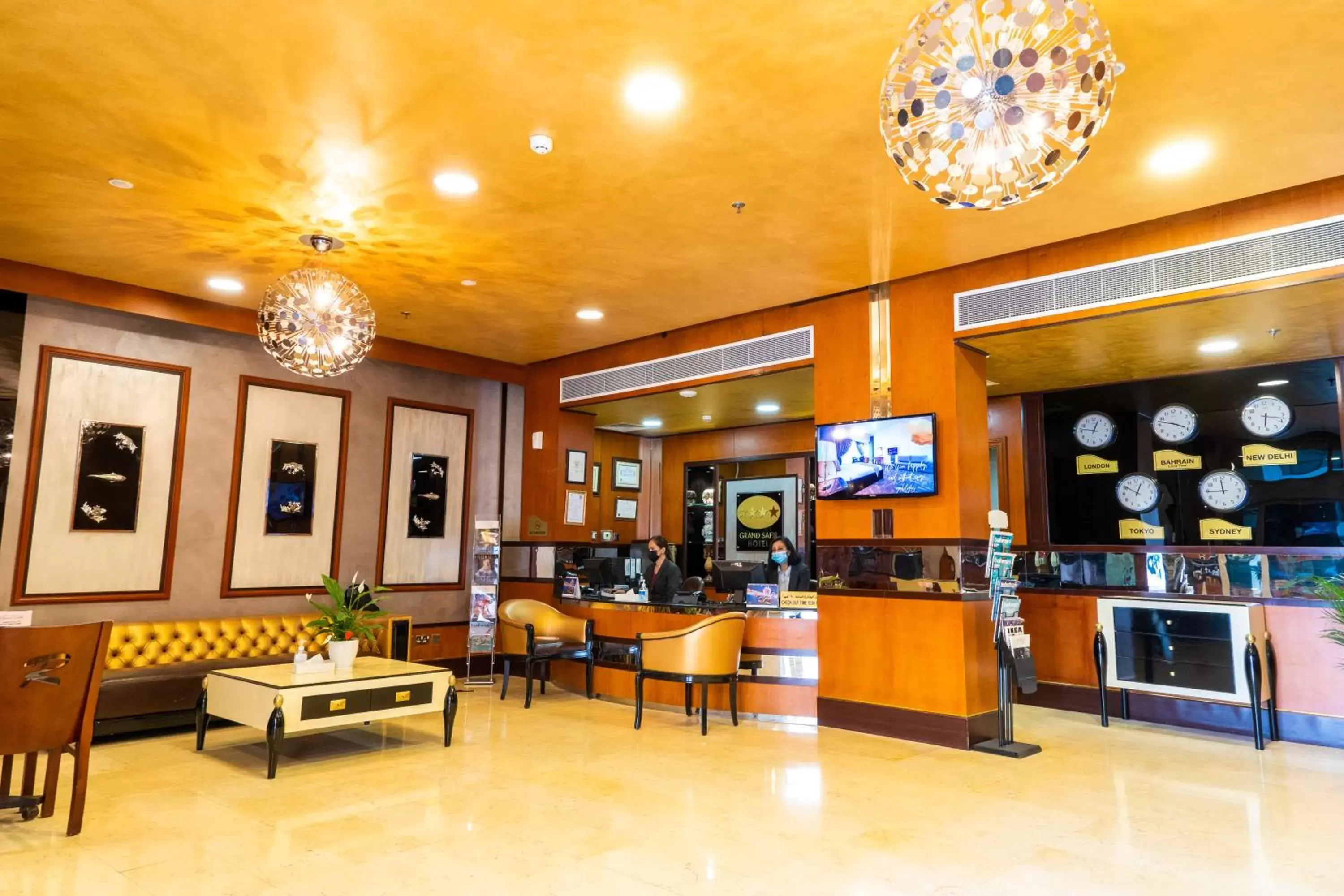 Lobby/Reception in Grand Safir Hotel