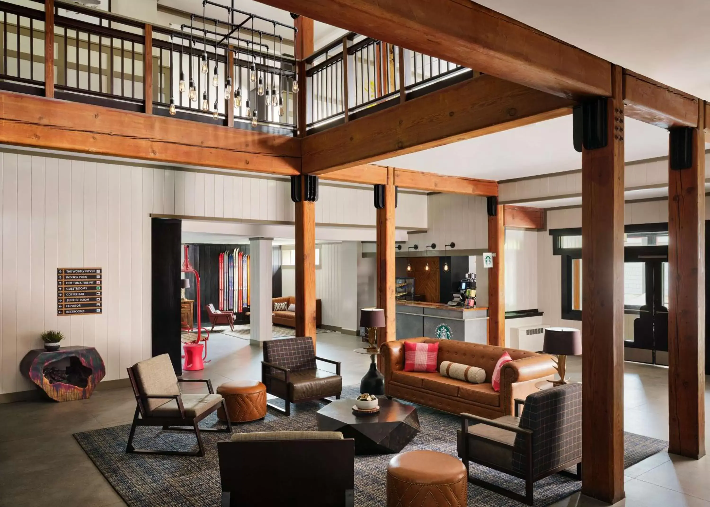 Lobby or reception, Seating Area in Killington Mountain Lodge, Tapestry Collection by Hilton