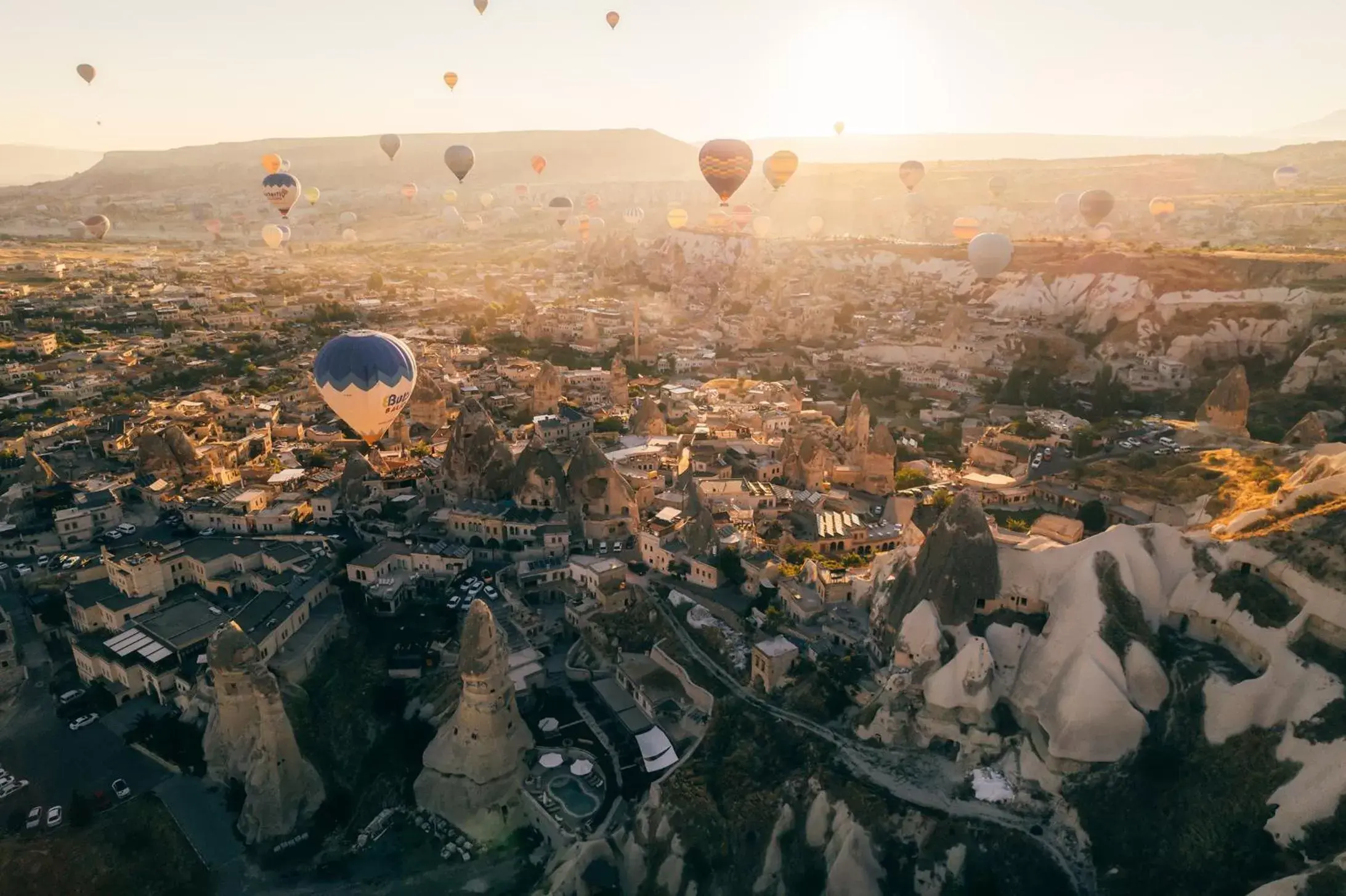 City view, Bird's-eye View in Aza Cave Cappadocia