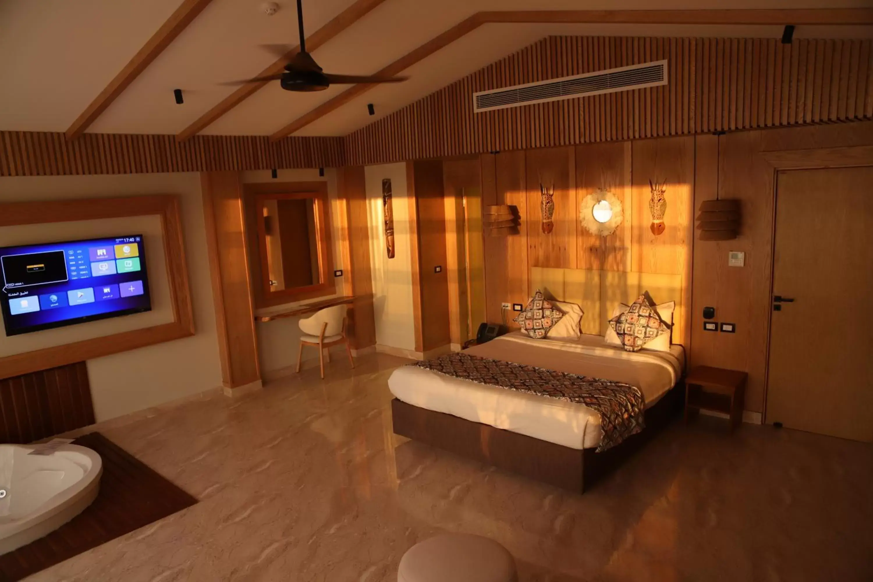 Bed in Panorama Bungalows Resort El Gouna