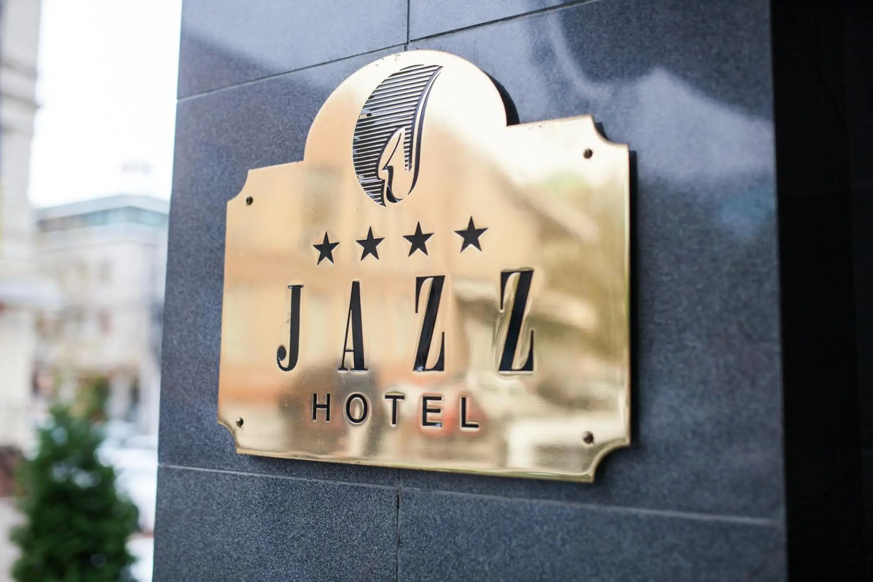 Decorative detail, Property Logo/Sign in Jazz Hotel