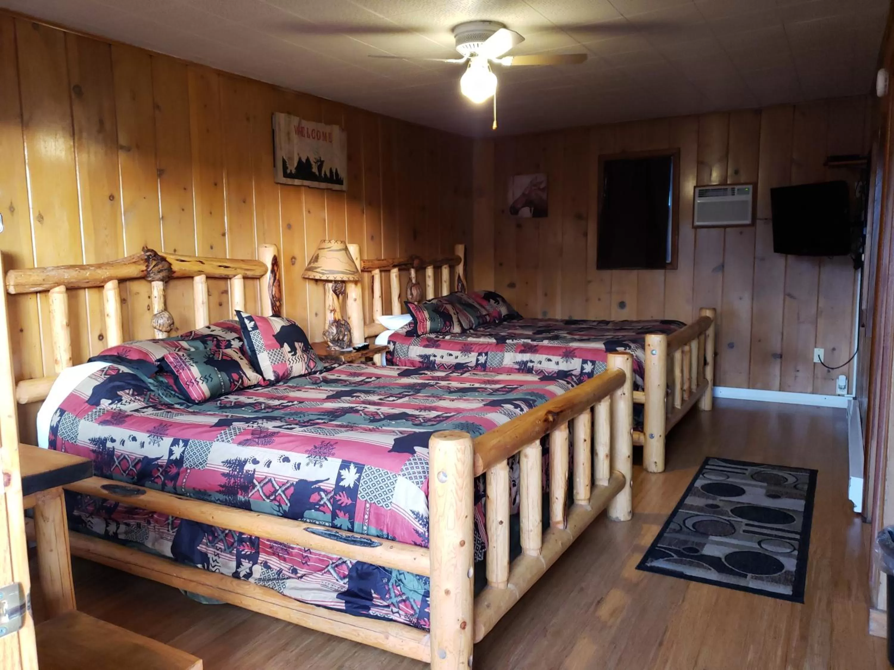 Bed in CRESCENT MOON MOTEL