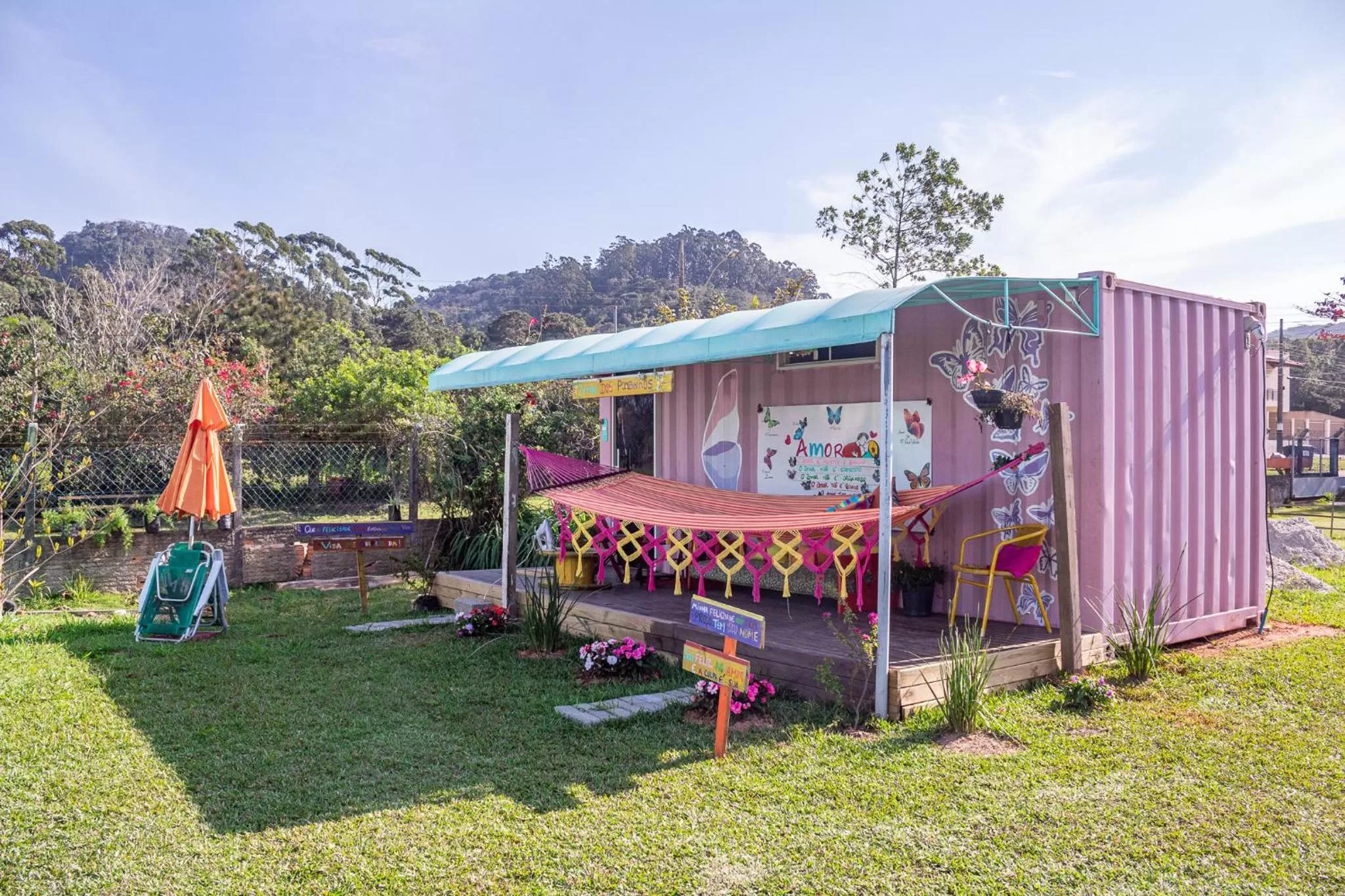 Garden in Pousada OceAnas Frente Mar Estaleiro