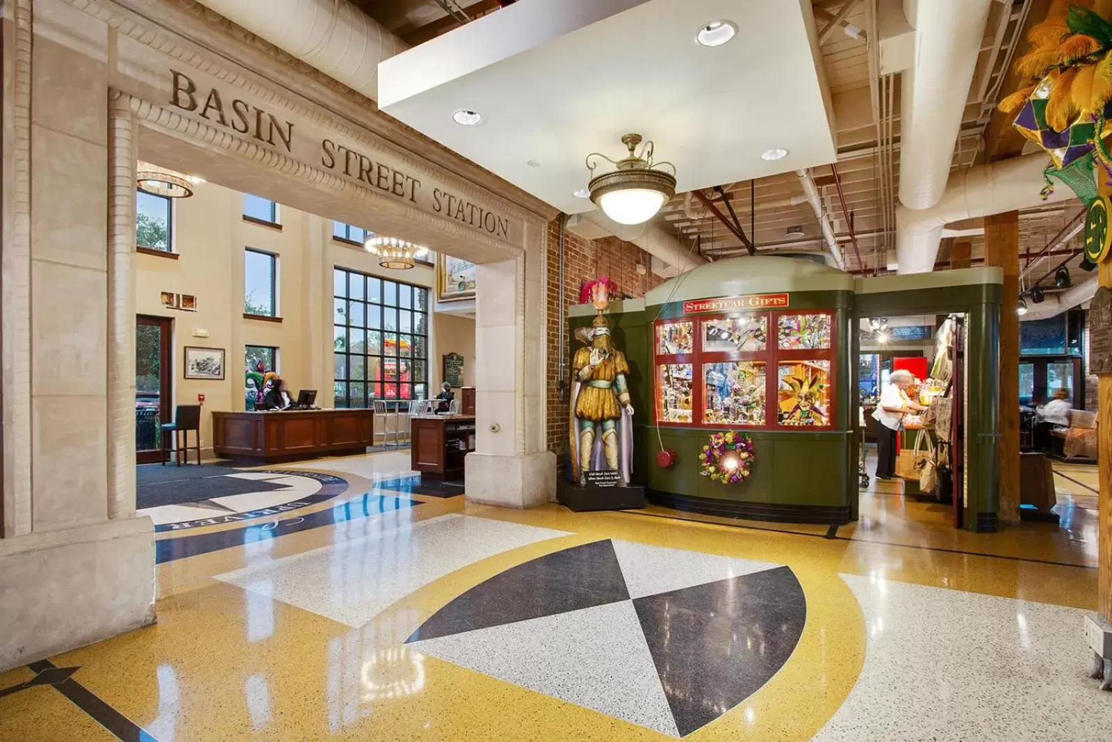 Lobby or reception in The Brakeman Hotel