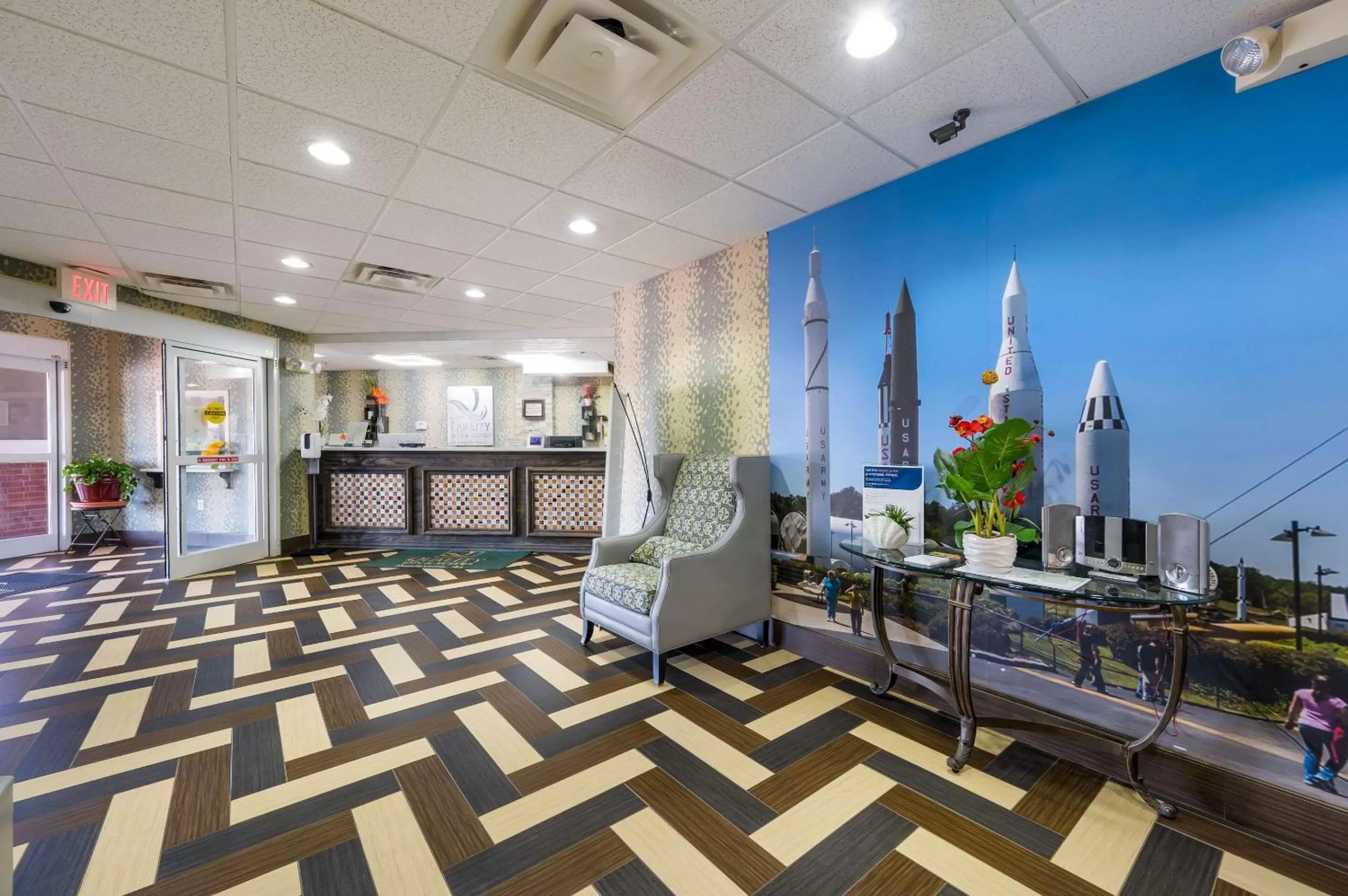 Lobby or reception in Quality Inn & Suites Huntsville Research Park Area