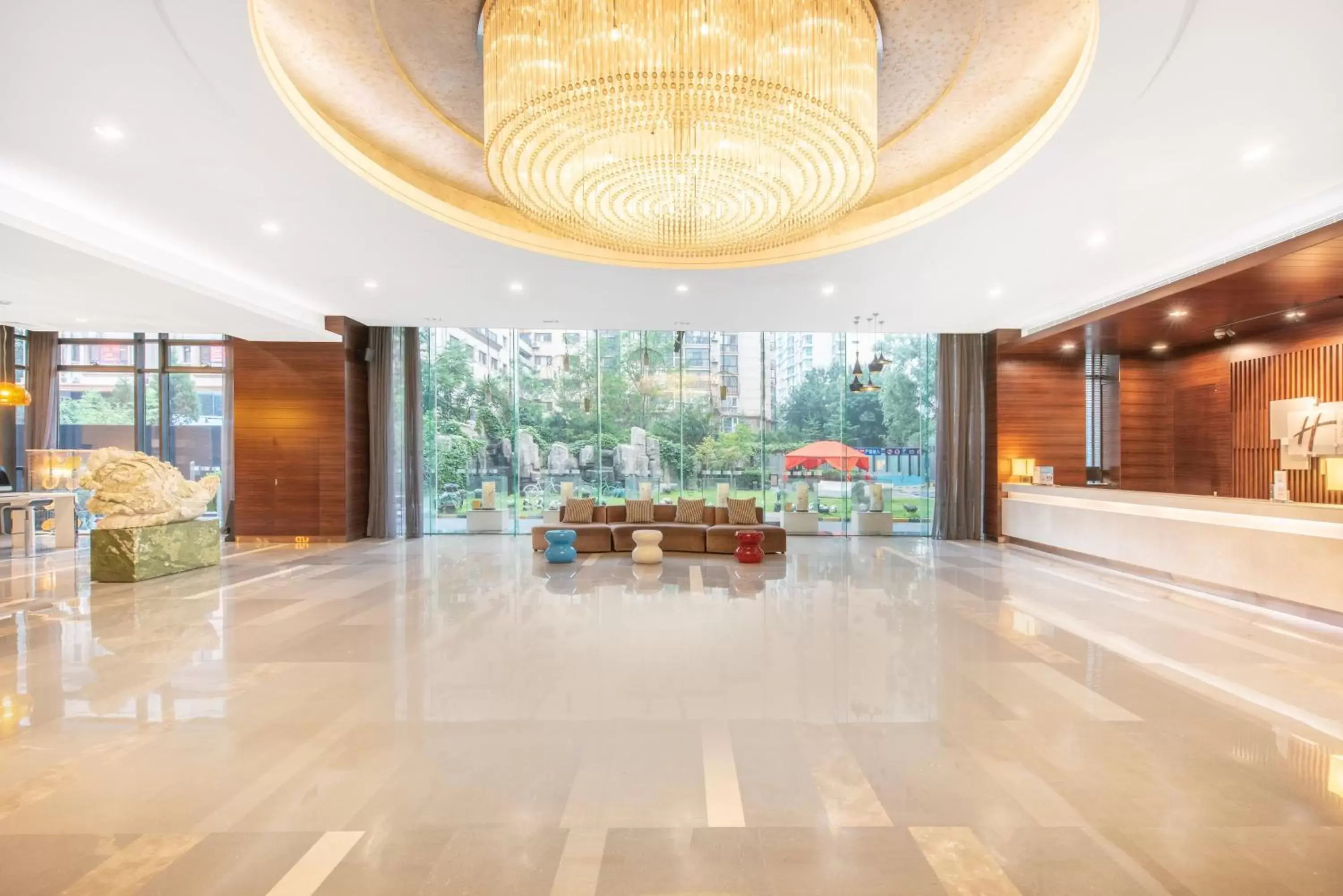 Property building, Lobby/Reception in Holiday Inn Express Beijing Dongzhimen, an IHG Hotel