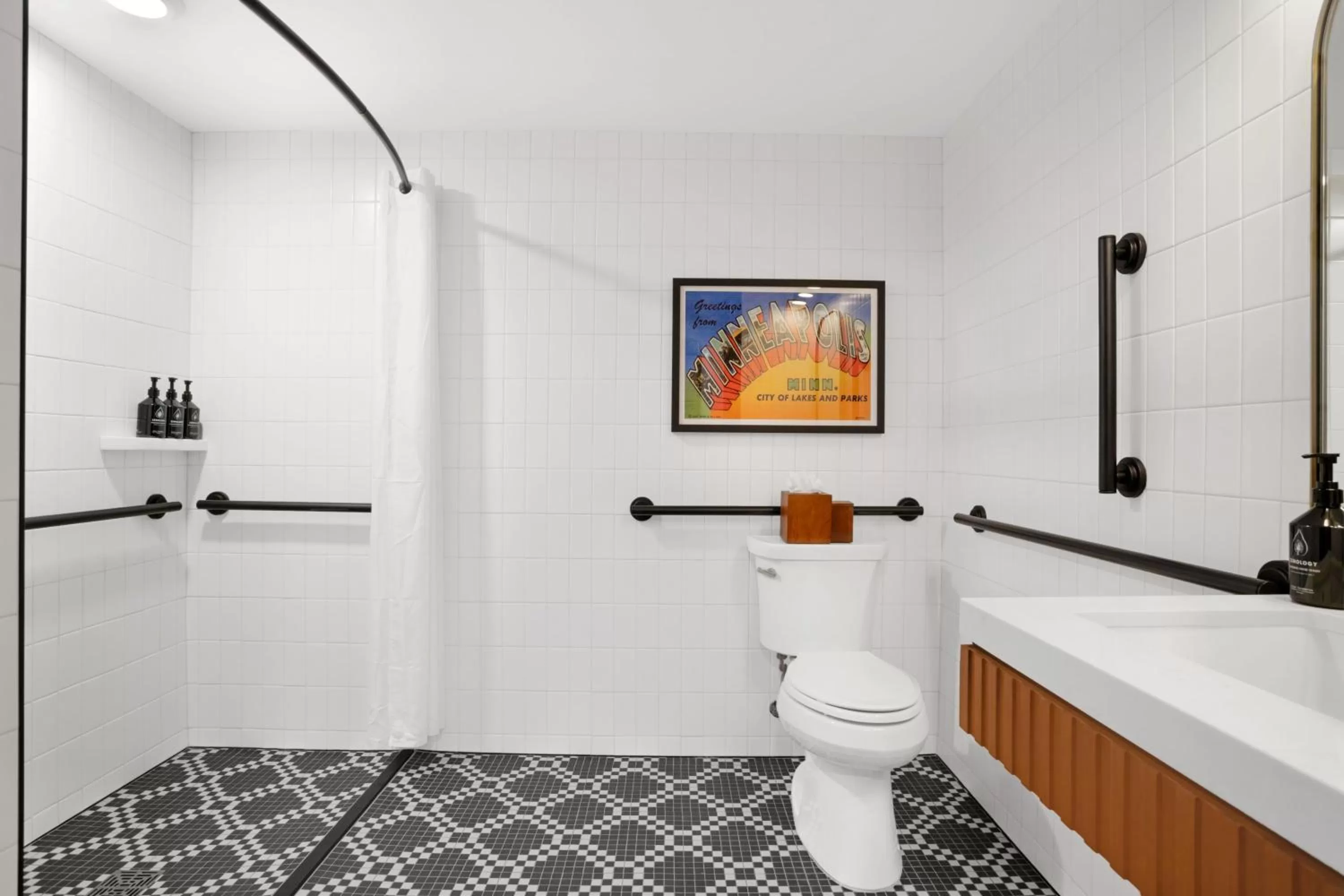 Bathroom in Hotel Indigo - Minneapolis Downtown by IHG