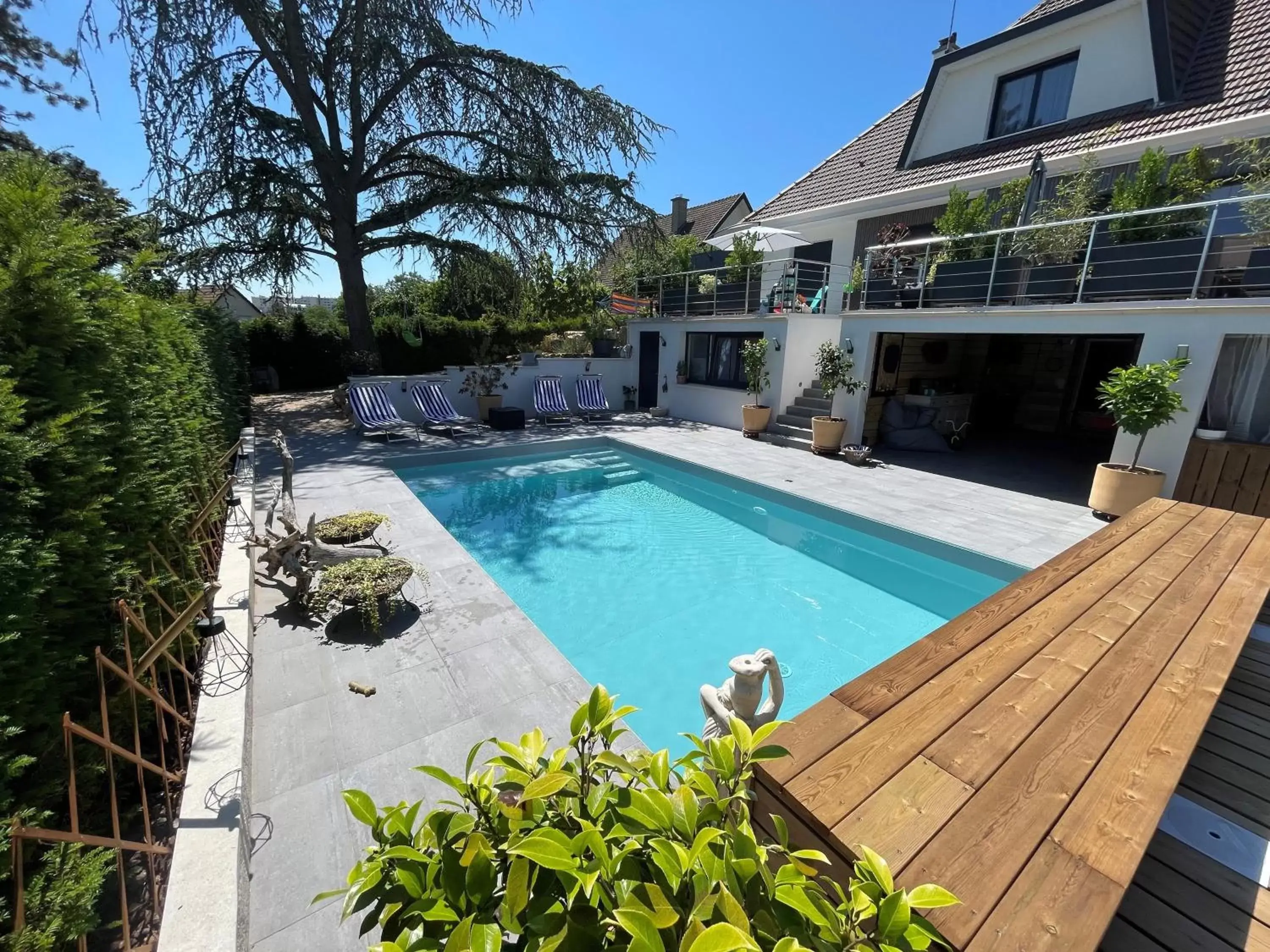 Swimming Pool in Chambre proche centre avec petit déjeuner