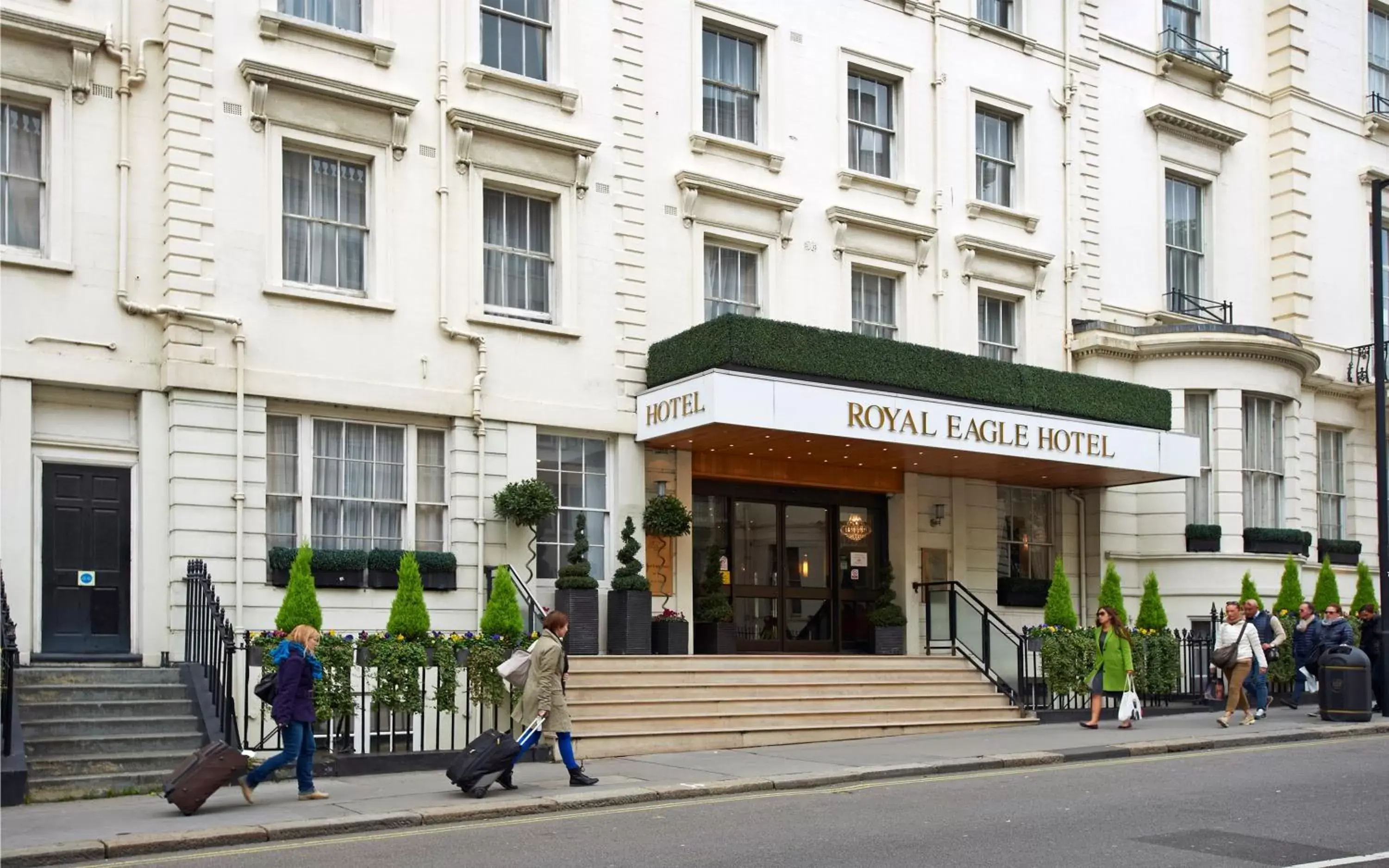 Facade/entrance in Royal Eagle Hotel