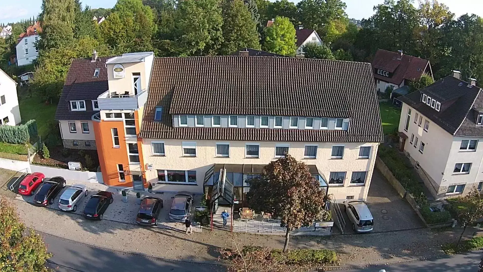 Bird's-eye View in Hotel-Restaurant zum Roeddenberg