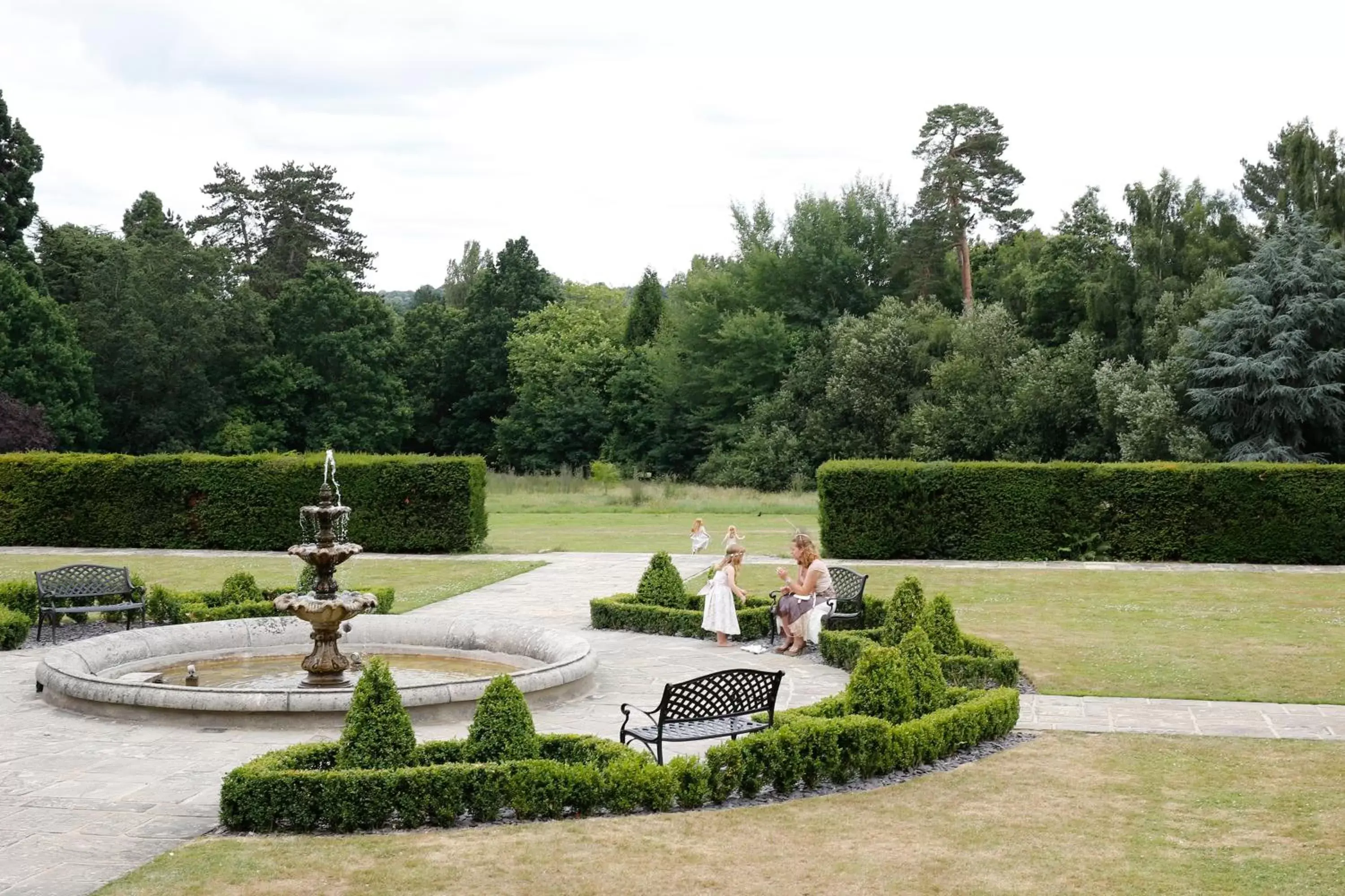 Garden view, Garden in Easthampstead Park