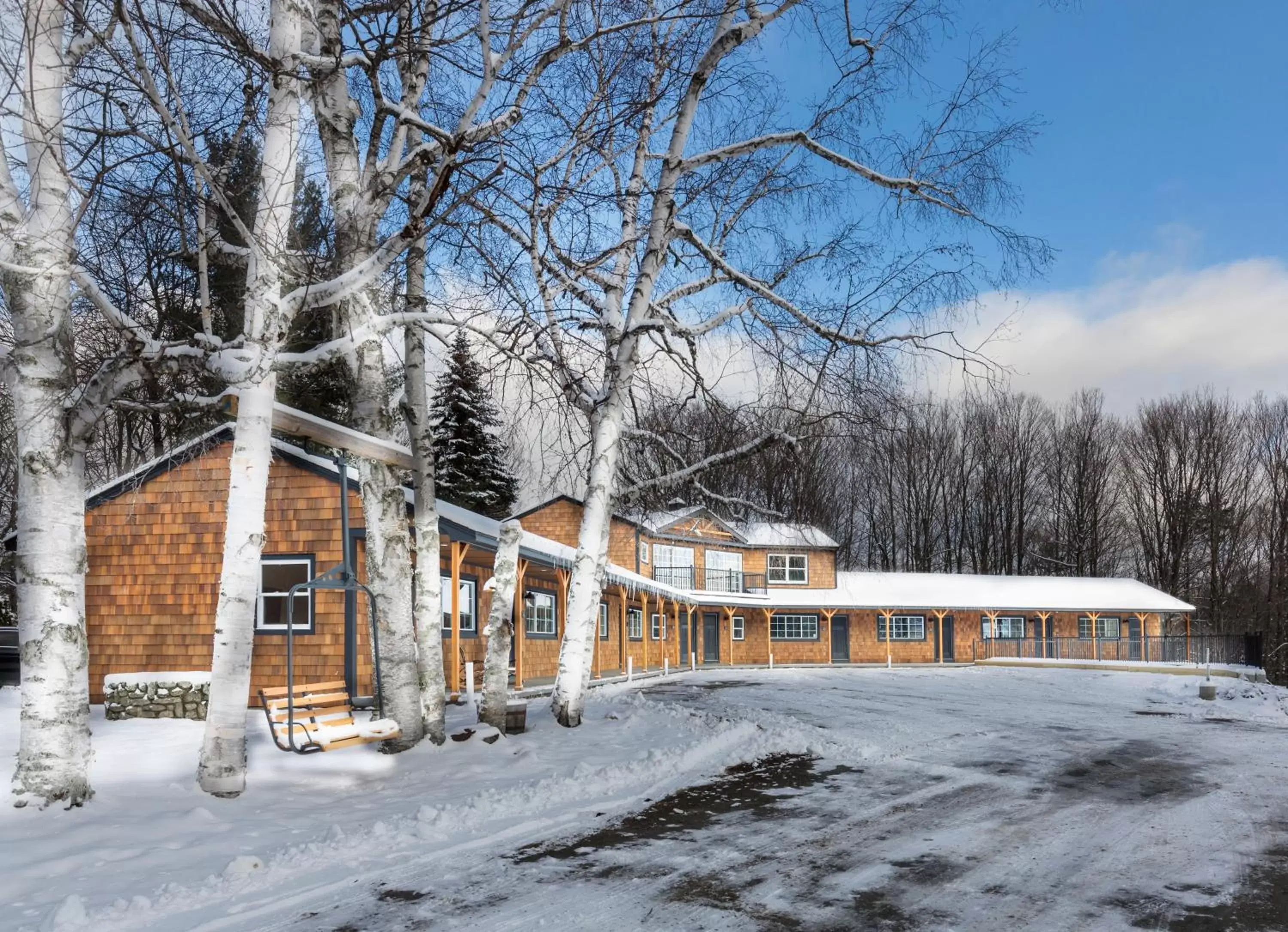 Winter in The Lodge by Sunapee Stays