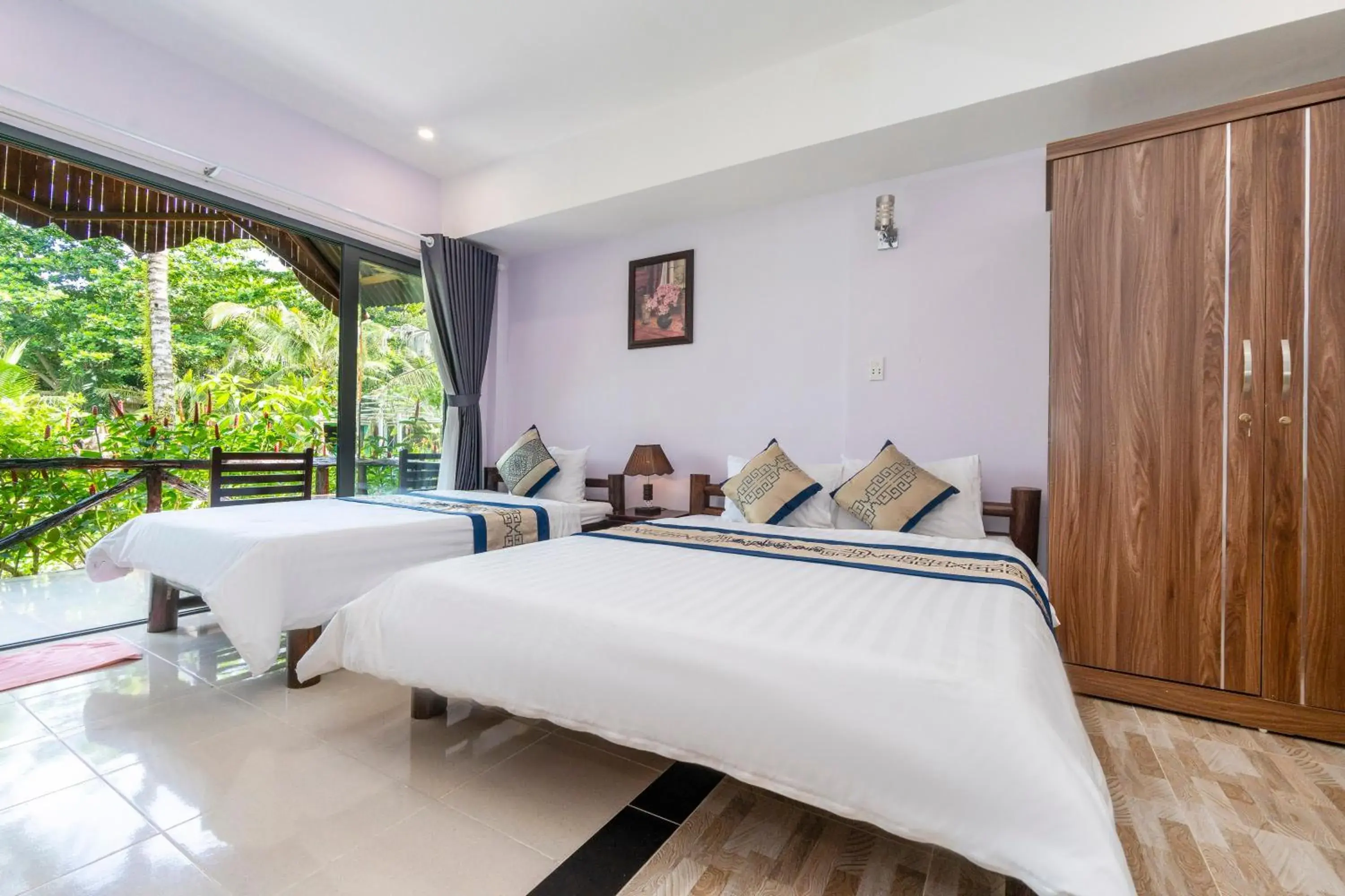 Bed in Mai Phuong Resort Phu Quoc