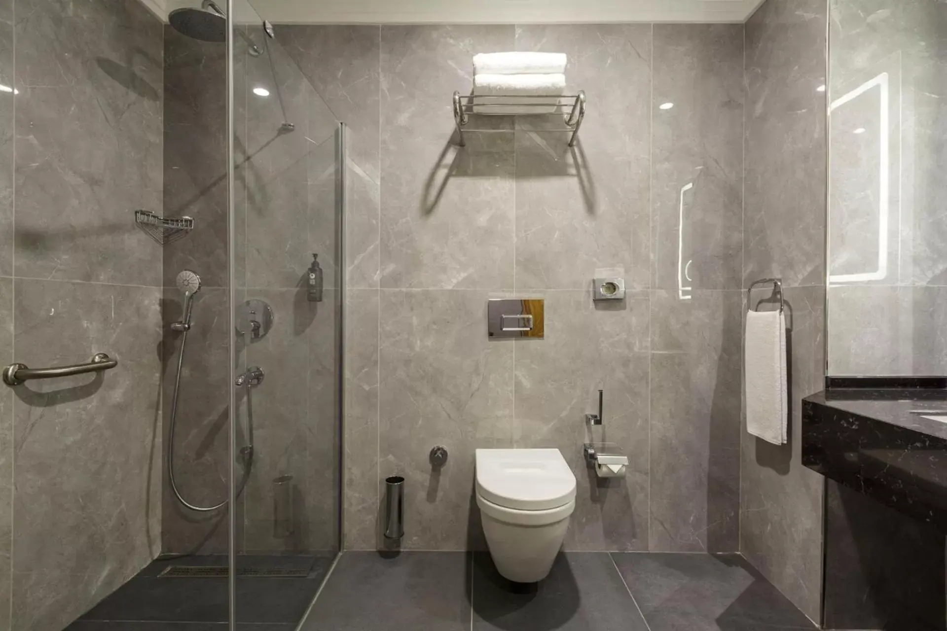 Shower, Bathroom in Ramada Encore by Wyndham Istanbul Sisli